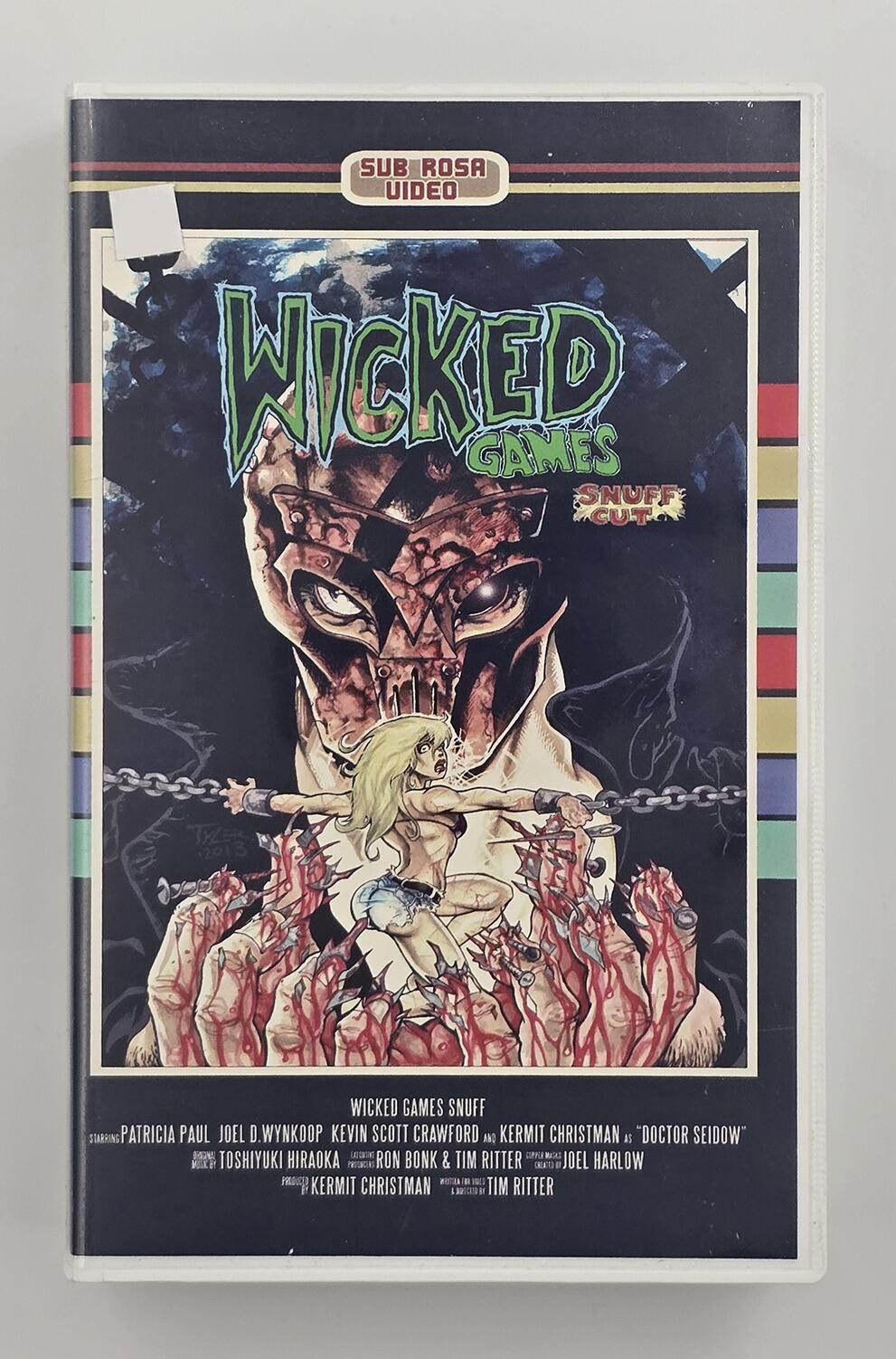 Wicked Games: Snuff Cut - Limited Edition - VHS + DVD-r (Official) - Region Free - [Pre-owned] -  - Item Image 1