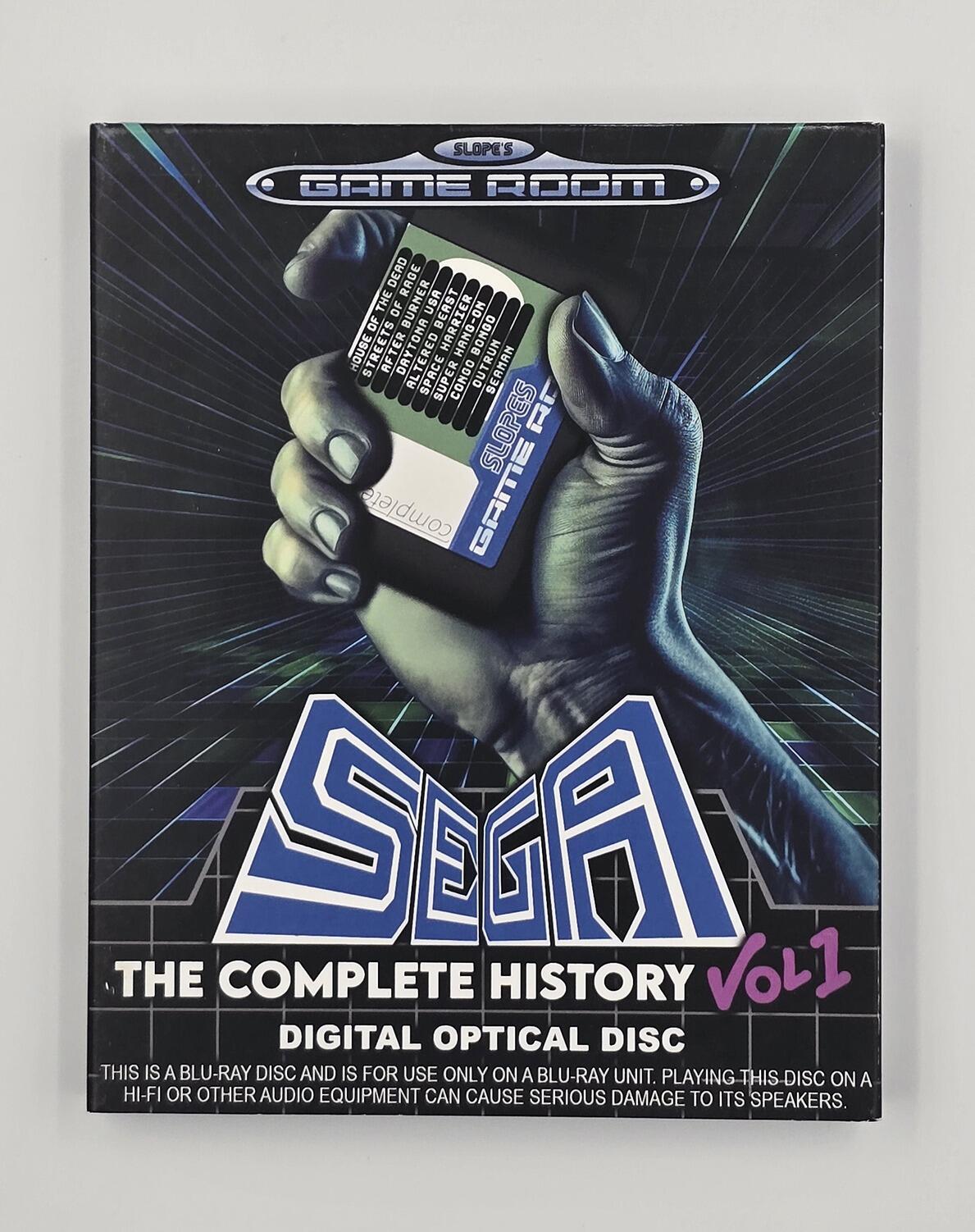 Slopes Game Room: Sega the Complete History Vol. 1 - Slipcover - Blu-Ray - Region Free - [Pre-owned] - ETR MEdia - Daniel Ibbertson - Slipcover Rear