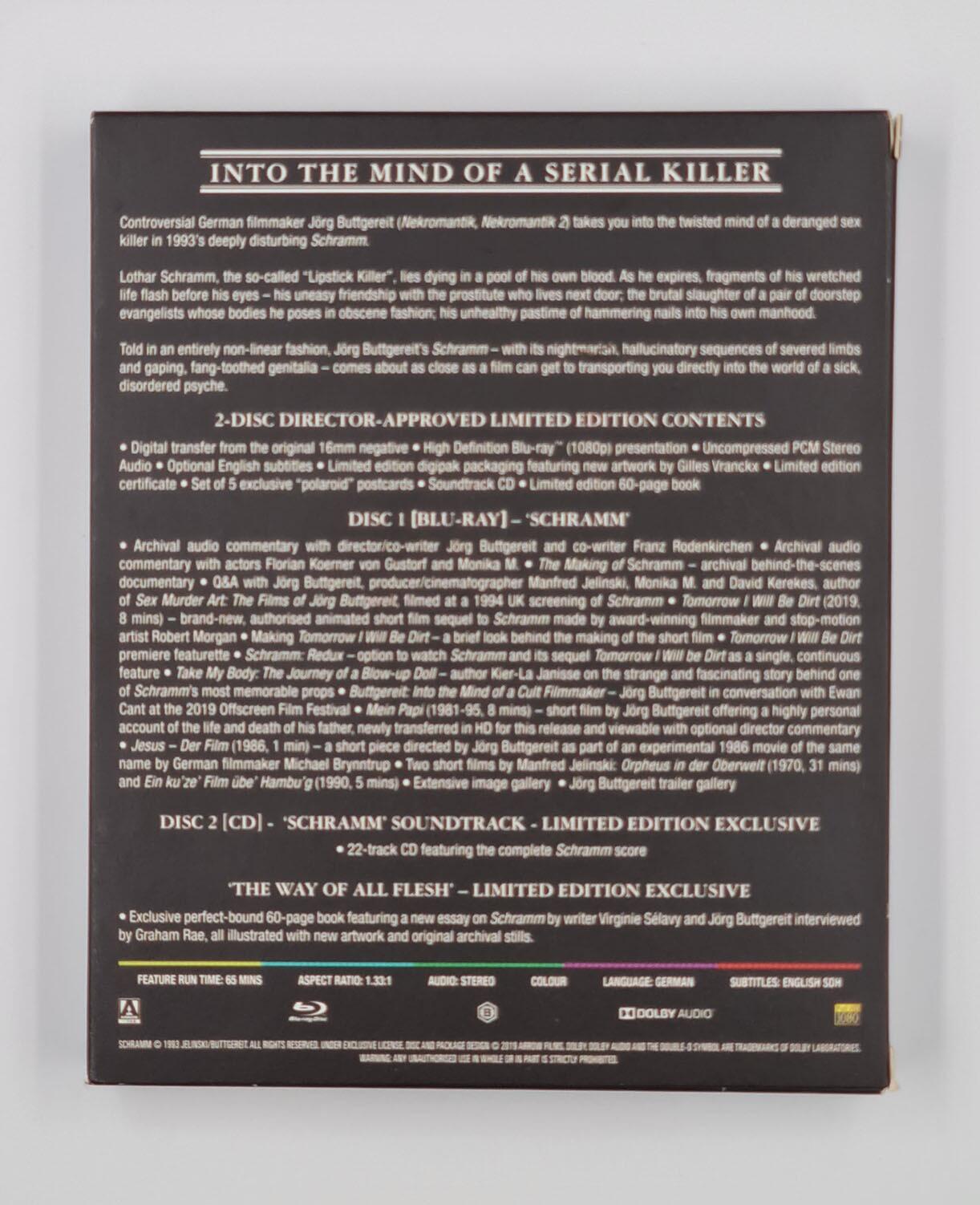 Schramm - Limited Edition - Blu-Ray - Region B - [Pre-owned] - Arrow Video - Item Image 2
