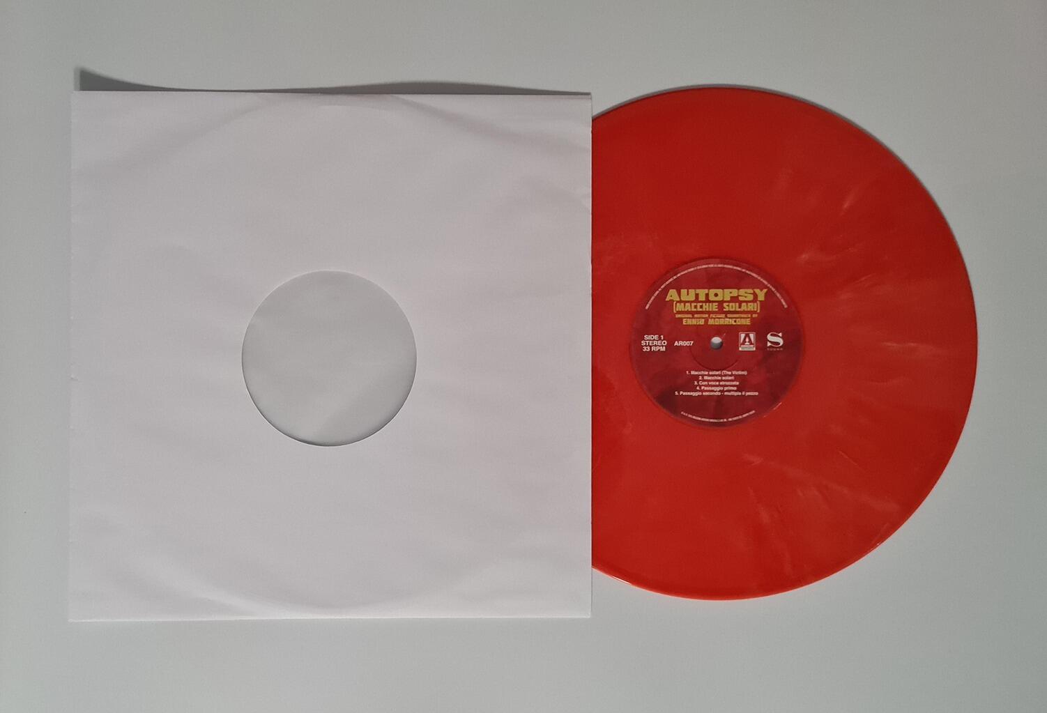 Autopsy (Macchie Solari) Original Motion Picture Soundtrack - 2x Red Marbled Vinyl - [Pre-owned] -  - Item Image 3