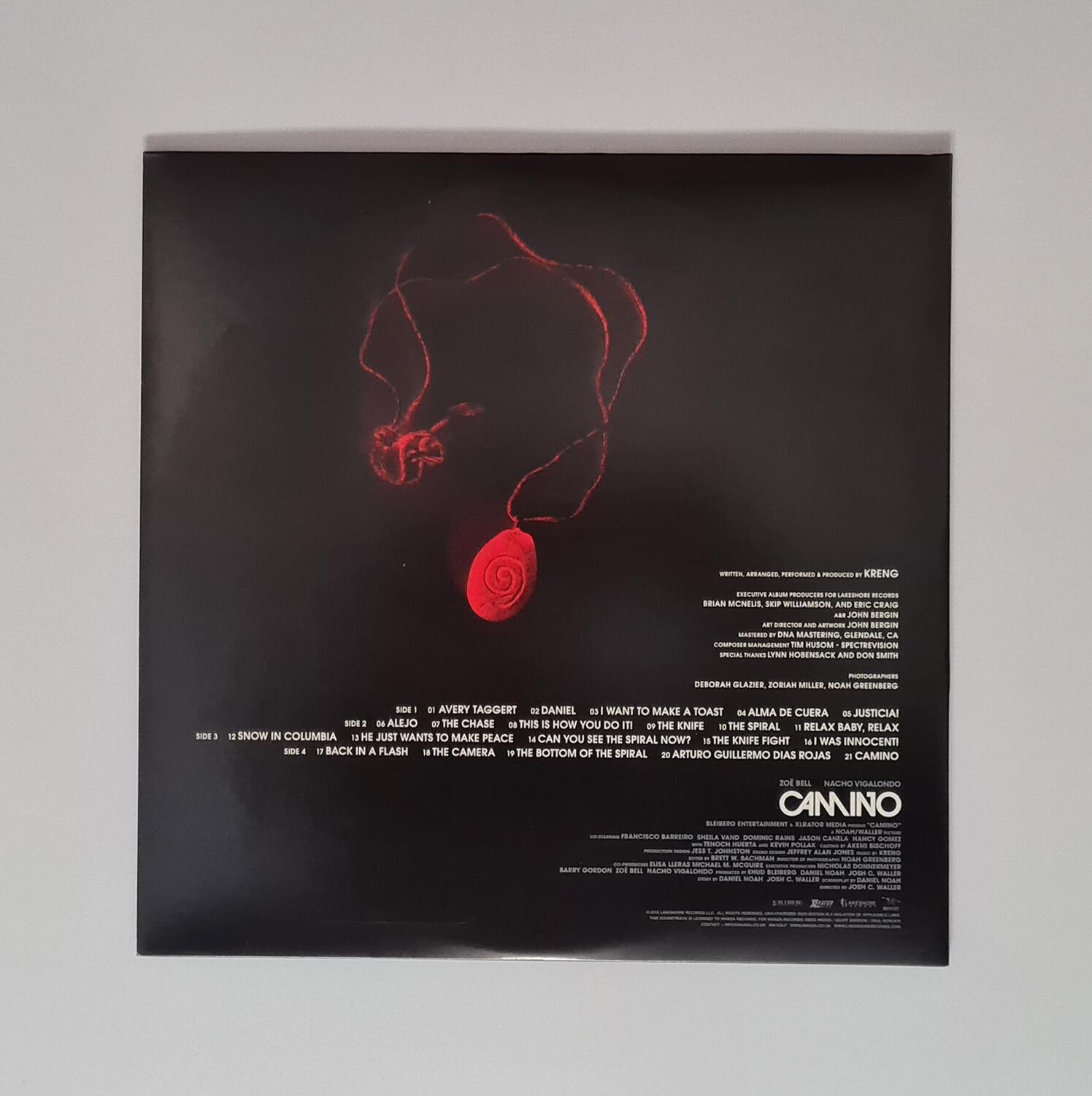 Camino (Original Motion Picture Soundtrack 2xLP) - Limited Edition - Clear Vinyl - [Pre-owned] - Death Waltz - Item Image 2