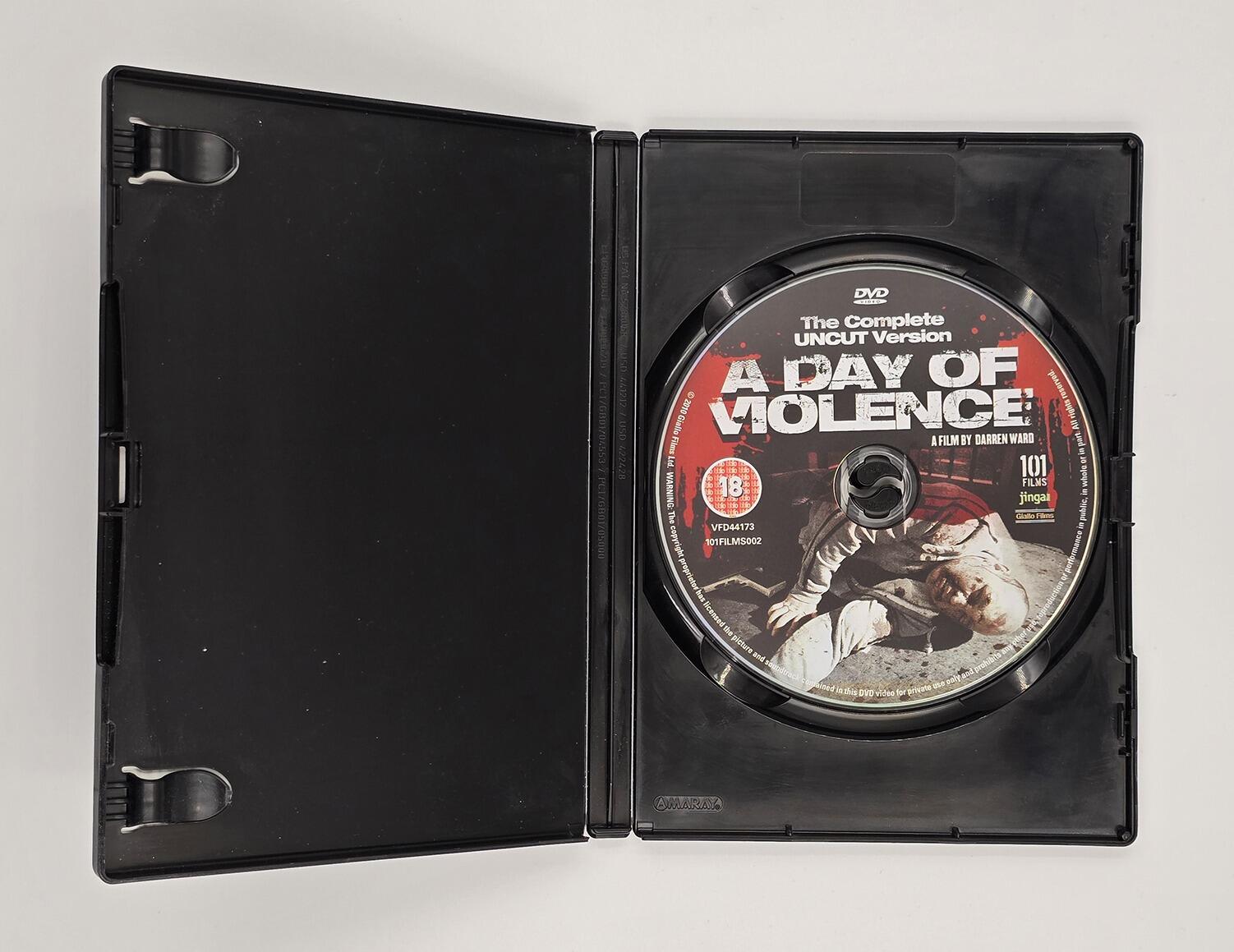A Day of Violence - Signed by Director "Darren Ward" - DVD - Region 2 - [Pre-owned] - 101 Films - Item Image 3