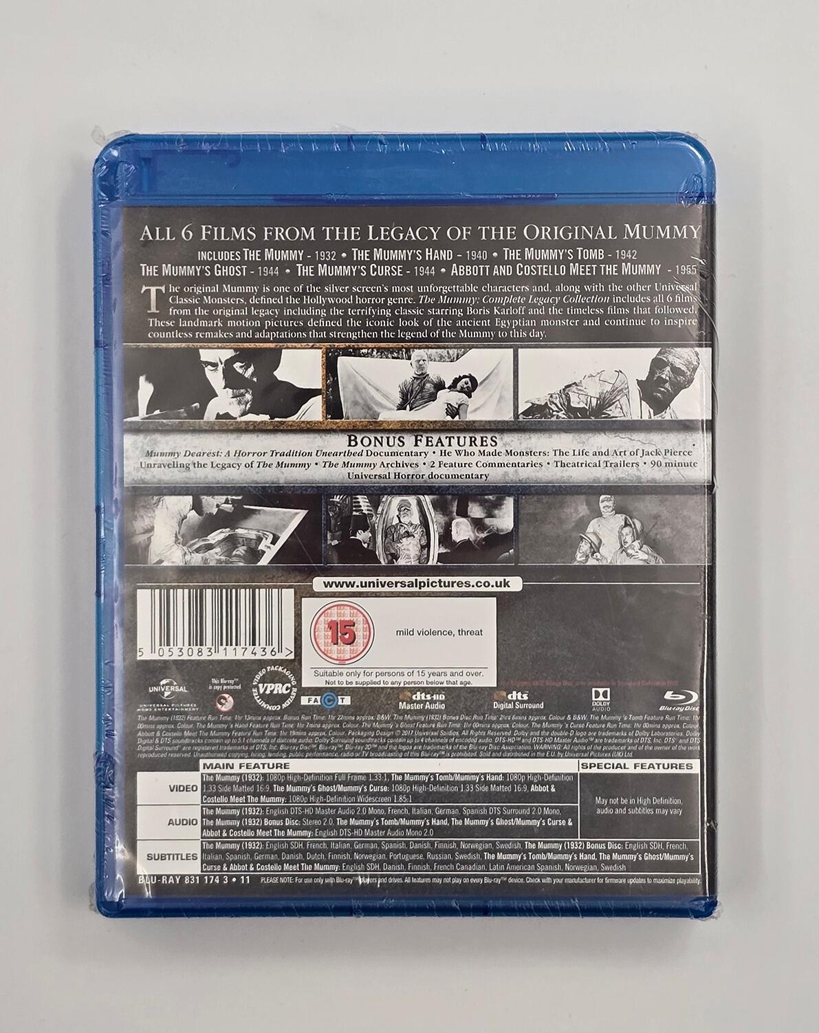 The Mummy: Complete Legacy Collection - Blu-Ray - Region Free - [New]