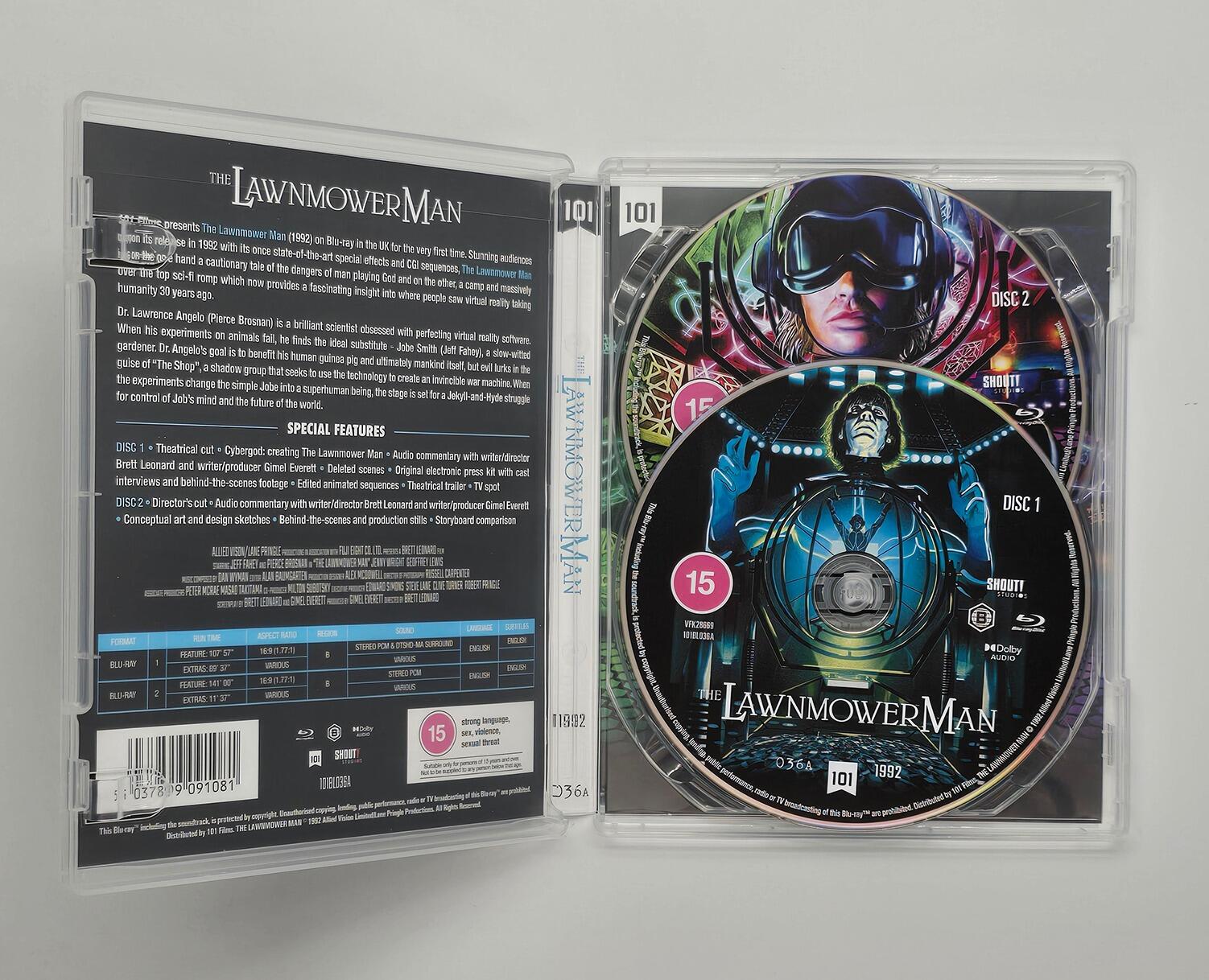 The Lawnmower Man Collection - Box Set - Blu-Ray - Region B - [Pre