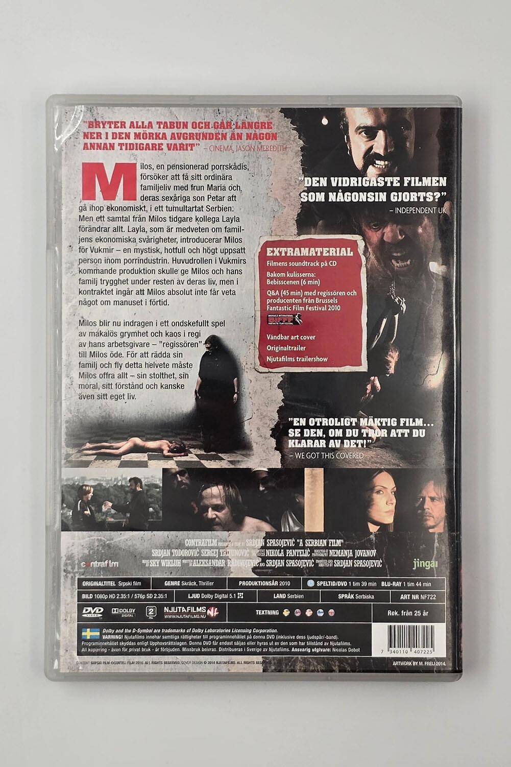 A Serbian Film - 3 Disc Uncut Edition - Blu-Ray (Region B) + DVD (Region 2 - Not Working! See condition notes) - [Pre-owned] - Njuta Films - Item Image 2