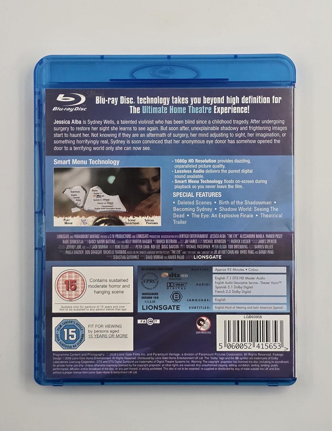 The Eye (2008) - Blu-Ray - Region B - [Pre-owned] - Lionsgate - Item Image 2