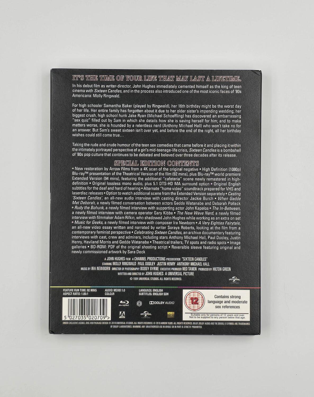 Sixteen Candles - Slipcover - Blu-Ray - Region B - [Pre-owned] - Arrow Video - Item Image 2