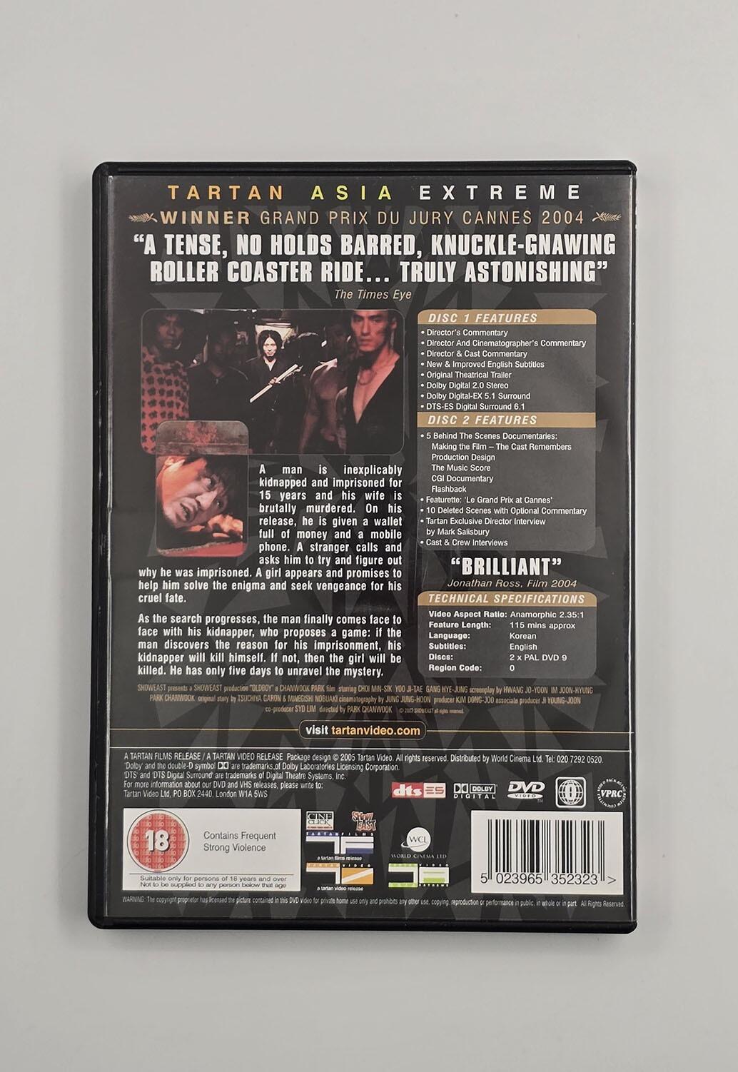 Oldboy - DVD - Region Free - [Pre-owned] - Tartan - Item Image 2
