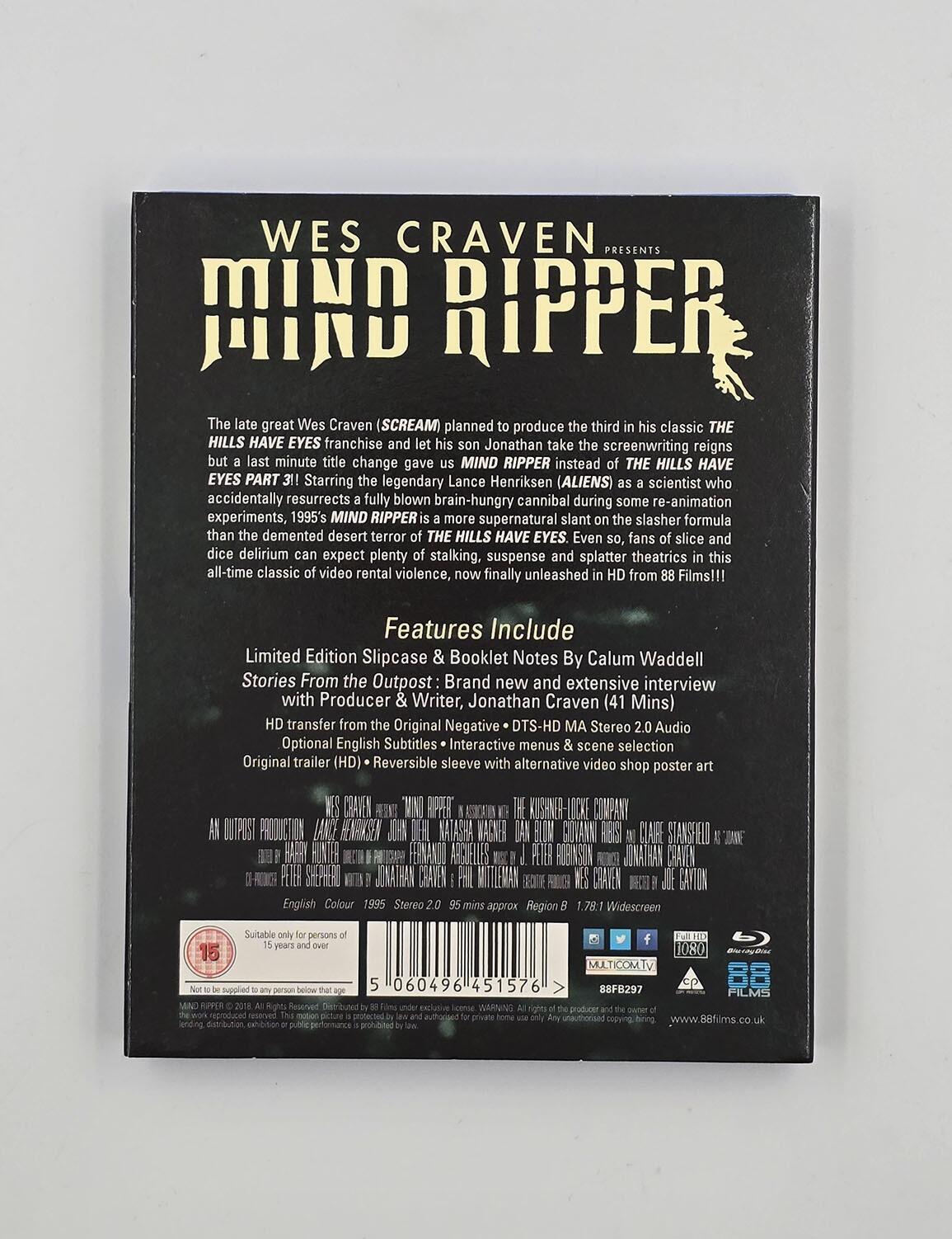 Mind Ripper - Slipcover - Blu-Ray - Region B - [Pre-owned] - 88 Films - Item Image 2