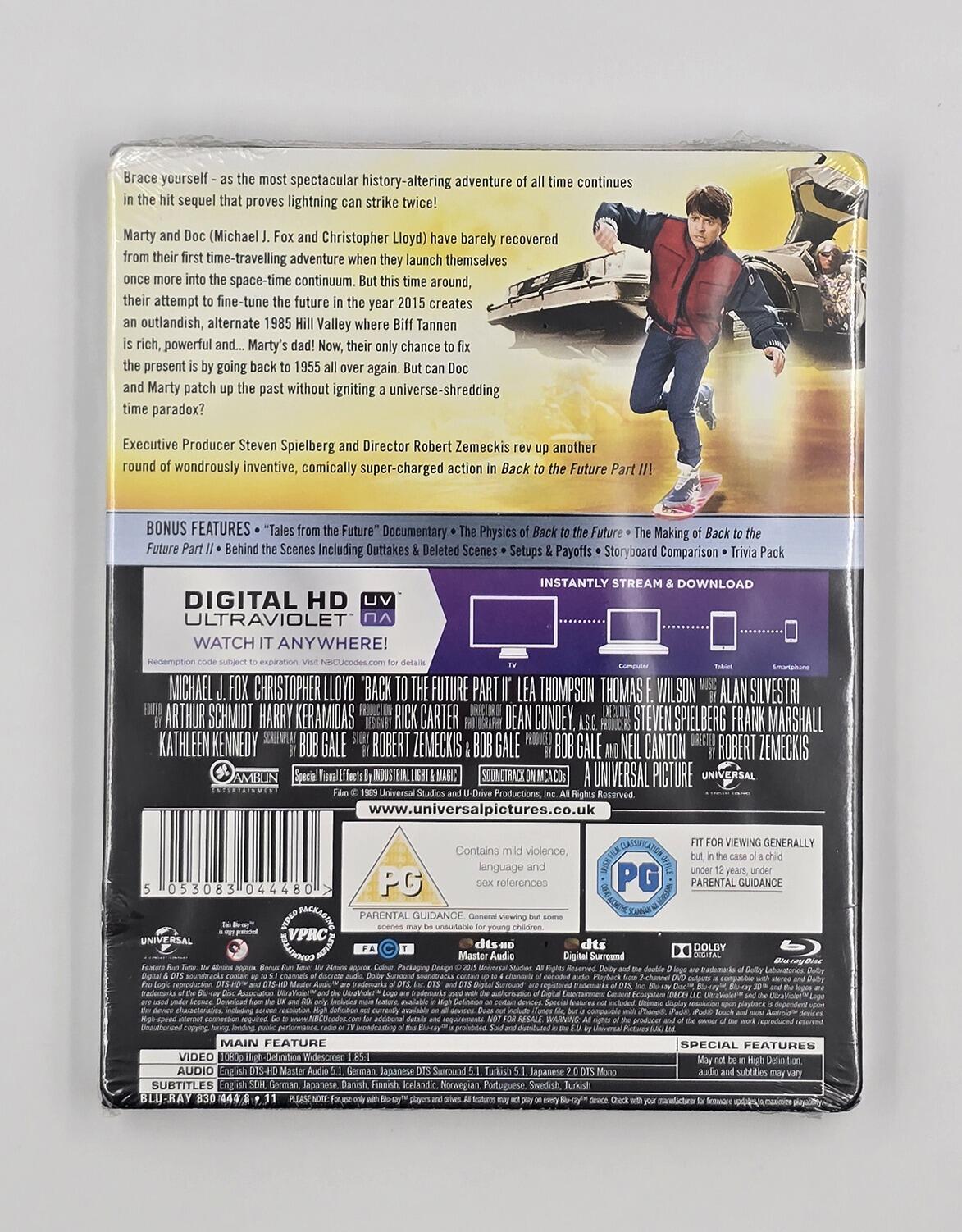 Back to the Future Part II - Steelbook - Blu-Ray - Region Free - [New] - Universal - Item Image 2