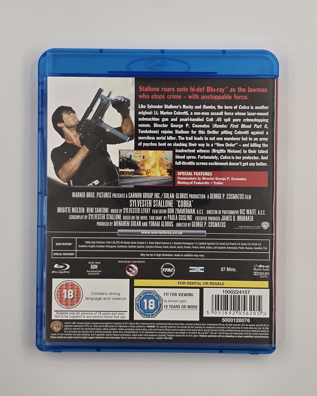 Cobra - Blu-Ray - Region Free - [Pre-owned] - Warner - Item Image 2