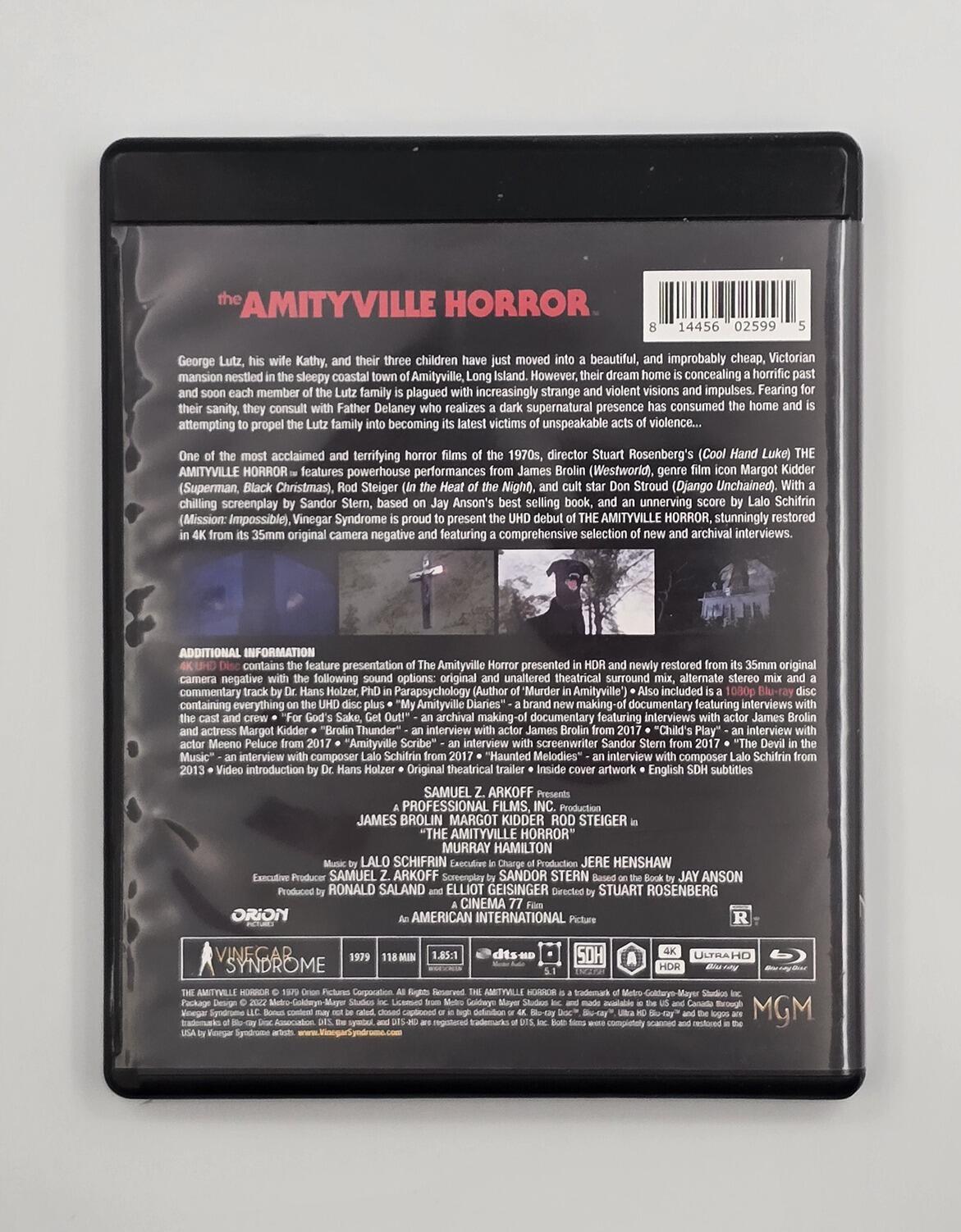 The Amityville Horror - Slipcover - 4K UHD (Region Free) + Blu-Ray (Region A) - [Pre-owned] - Vinegar Syndrome - Item Image 4