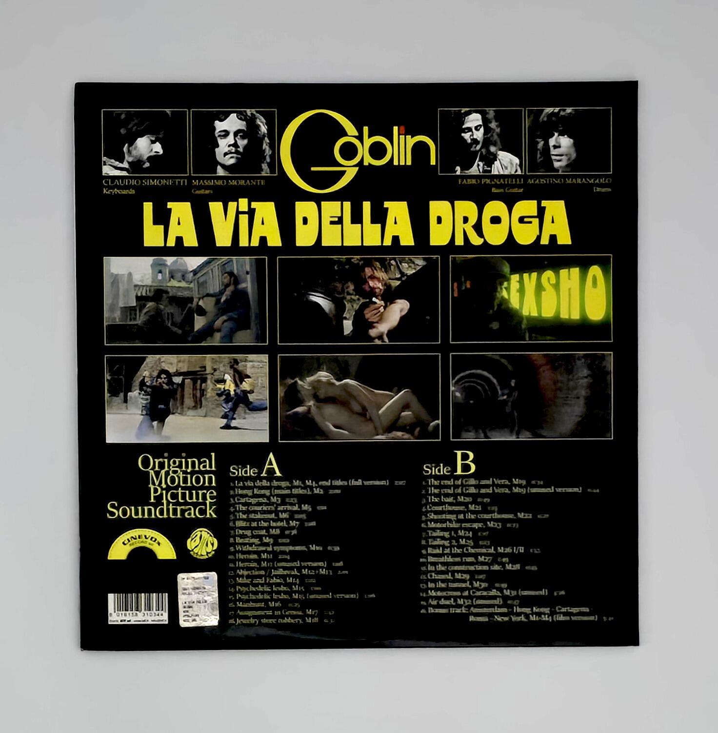 Goblin - La Via Della Droga (AKA The Heroin Busters) (Original Motion Picture Soundtrack) - Heroin White Vinyl - [Pre-owned] -  - Item Image 2