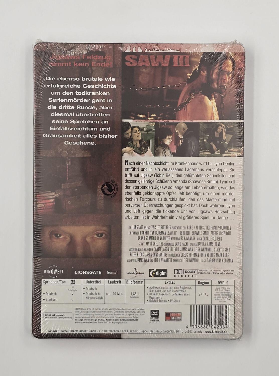 Saw III - Steelbook - DVD - Region 2 - [New] -  - Item Image 2