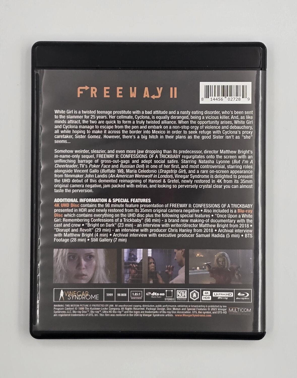 Freeway II: Confessions of a Trickbaby - Slipcover - 4K UHD (Region Free) + Blu-Ray (Region A) - [Pre-owned] - Vinegar Syndrome - Item Image 4