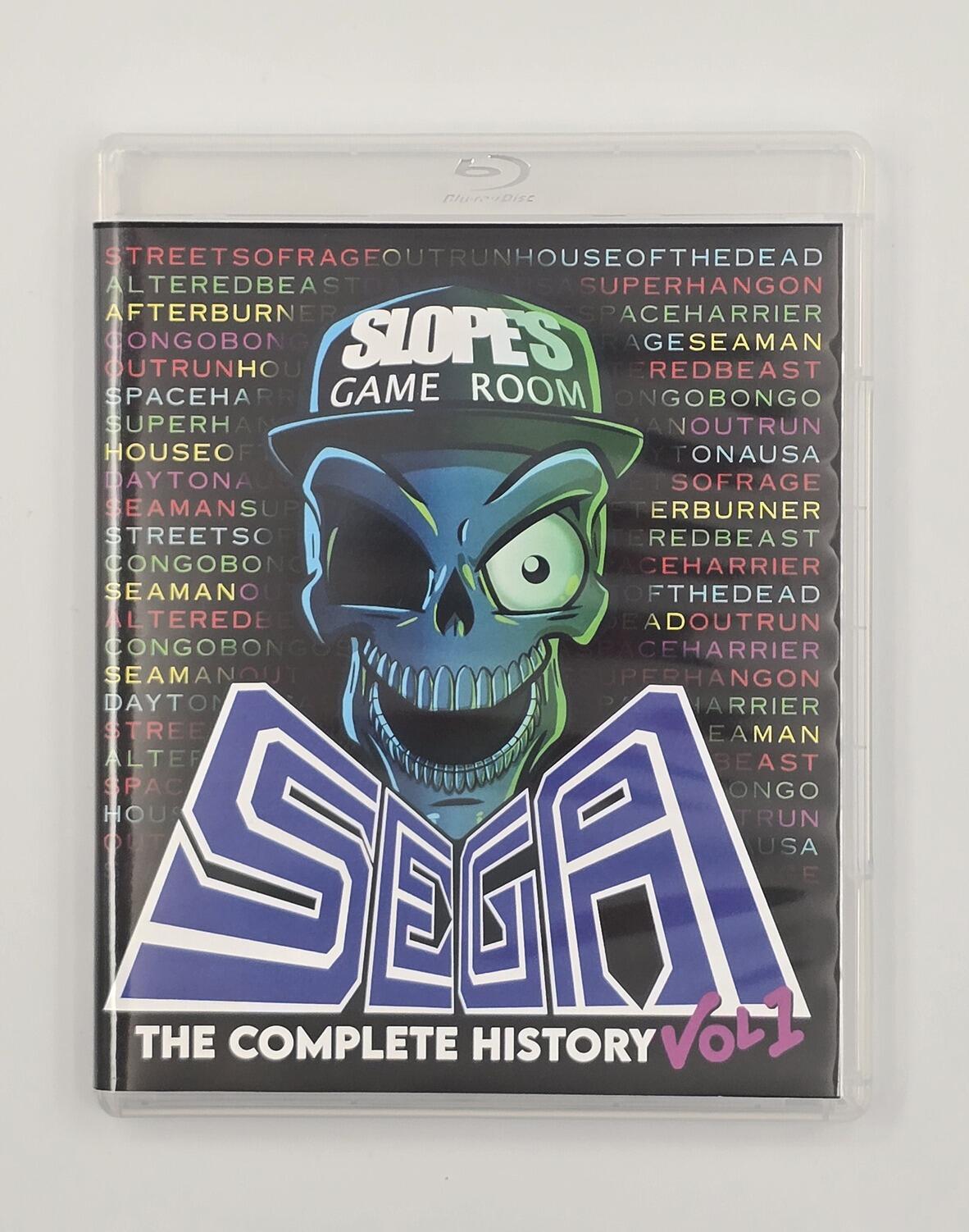 Slopes Game Room: Sega the Complete History Vol. 1 - Slipcover - Blu-Ray - Region Free - [Pre-owned] - ETR MEdia - Daniel Ibbertson - Case Front