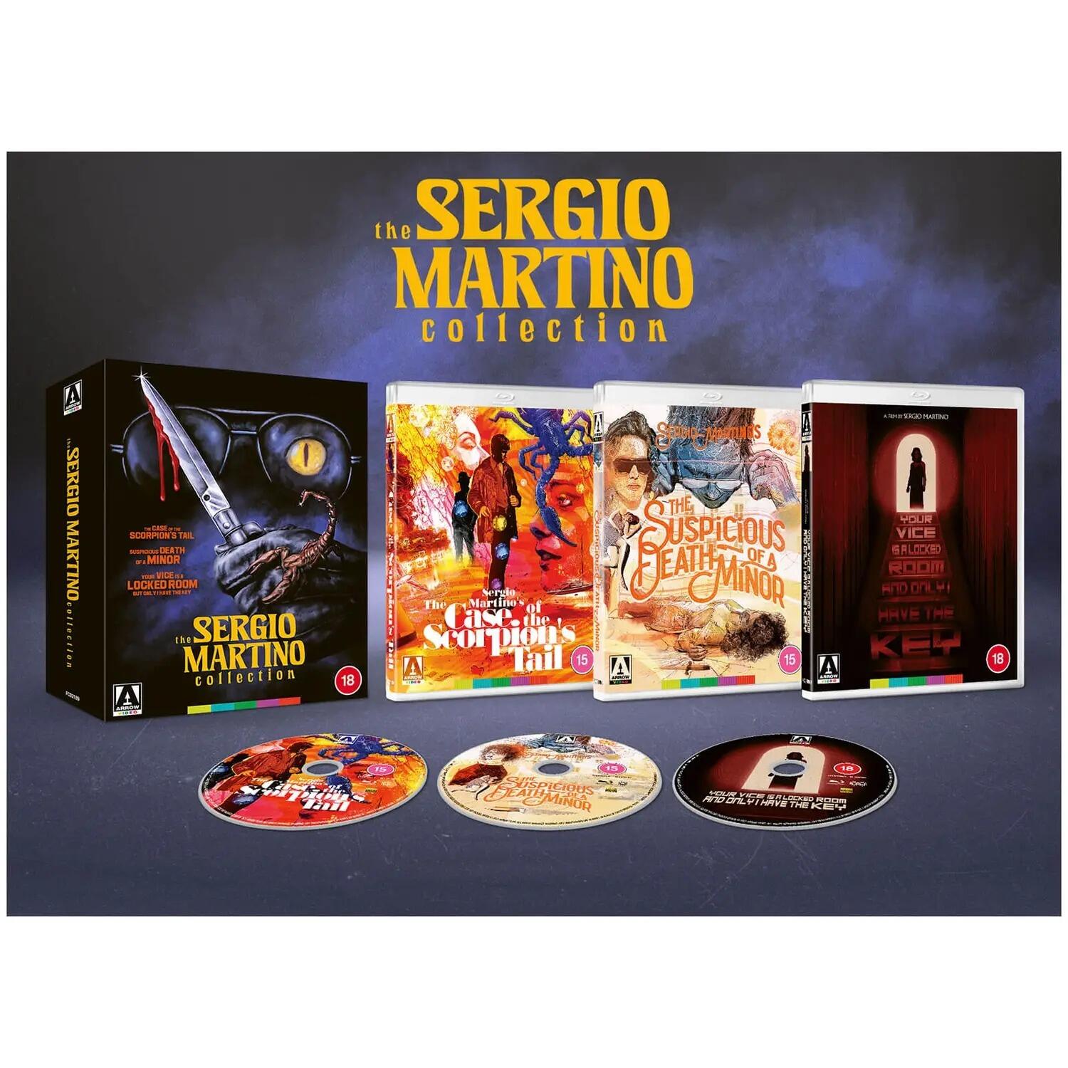 The Sergio Martino Collection - Box Set - Blu-Ray - Region B - [New] - Arrow Video - Item Image 1