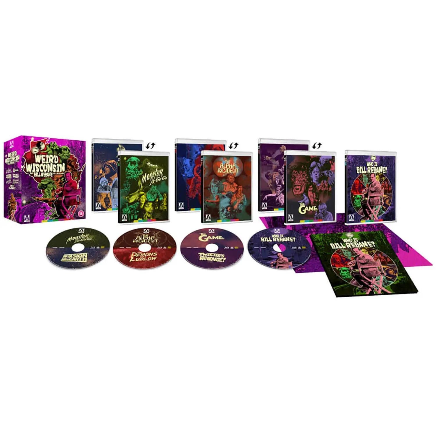 Weird Wisconsin: The Bill Rebane Collection - Limited Edition - Box Set - Blu-Ray - Region B - [New] - Arrow Video - Item Image 1