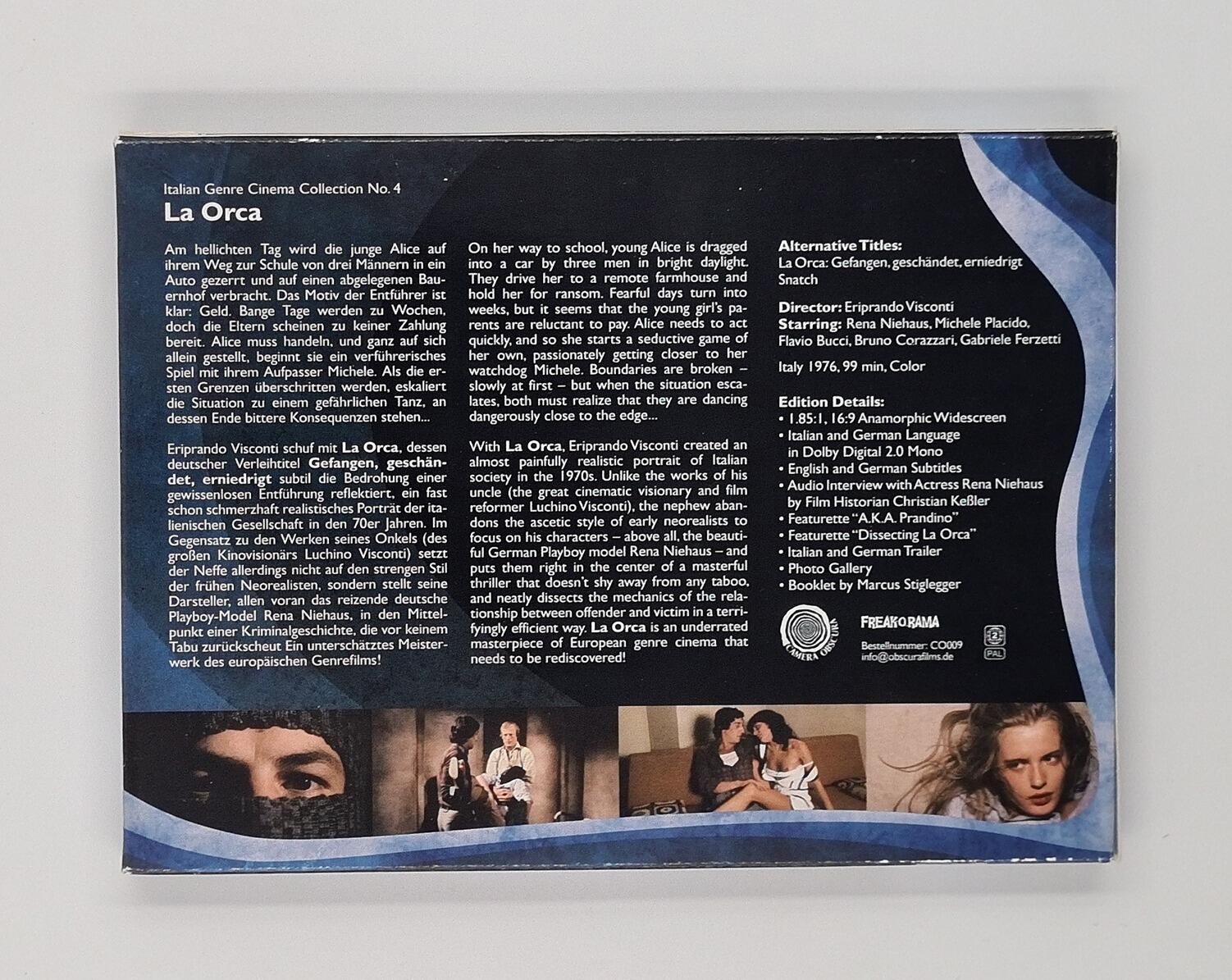 La Orca - Limited Edition - Digipack - Slipcover - DVD - Region 2 - [Pre-Owned] - Camera Obscura - Item Image 2