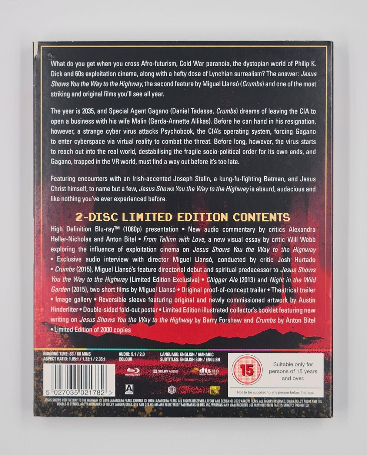 Jesus Shows You The Way To The Highway - Limited Edition - Slipcover - Blu-Ray - Region A/B - [Pre-owned] - Arrow Video - Item Image 2