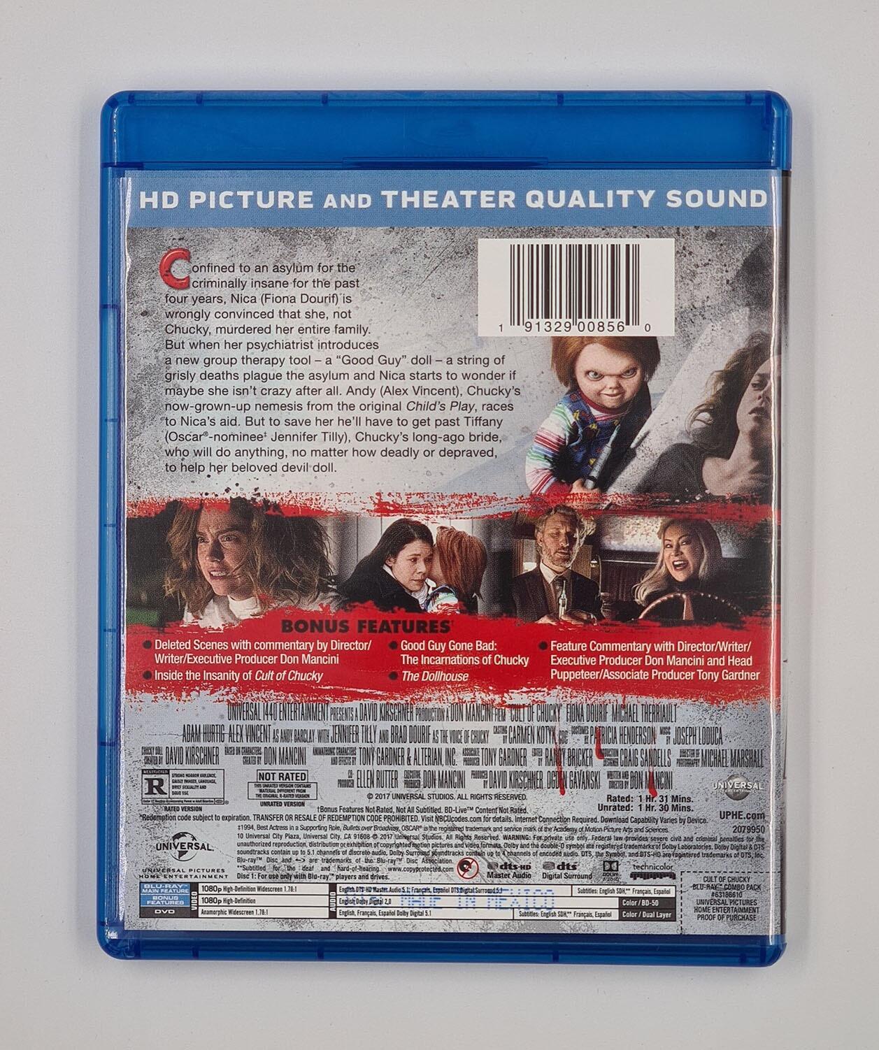 Cult of Chucky (Unrated + R-Rated) - Slipcover - Blu-Ray (Region Free) + DVD - (Region 1) - [Pre-owned] - Universal - Item Image 4