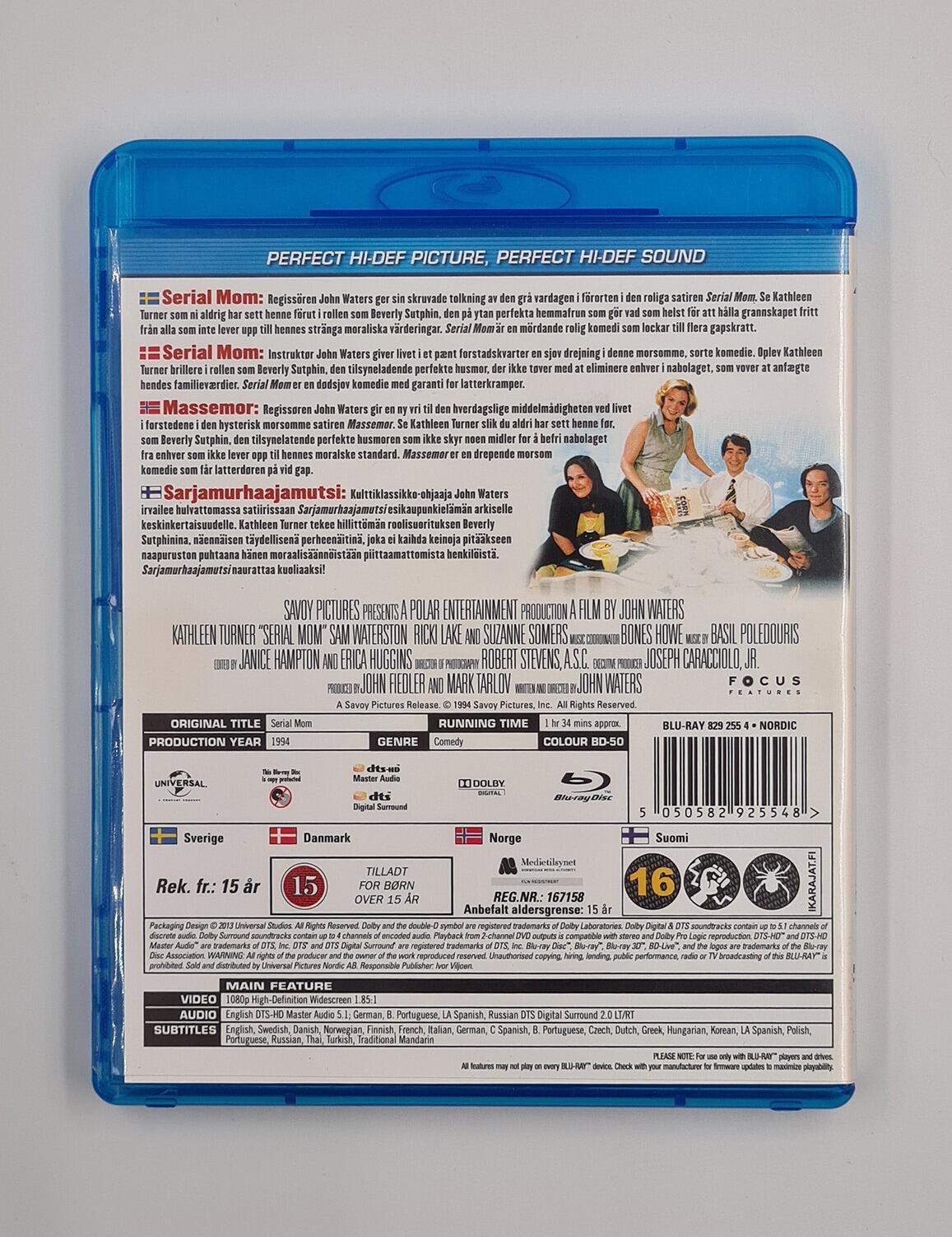 Serial Mom - Blu-Ray - Region Free - [Pre-owned] - Universal - Item Image 2
