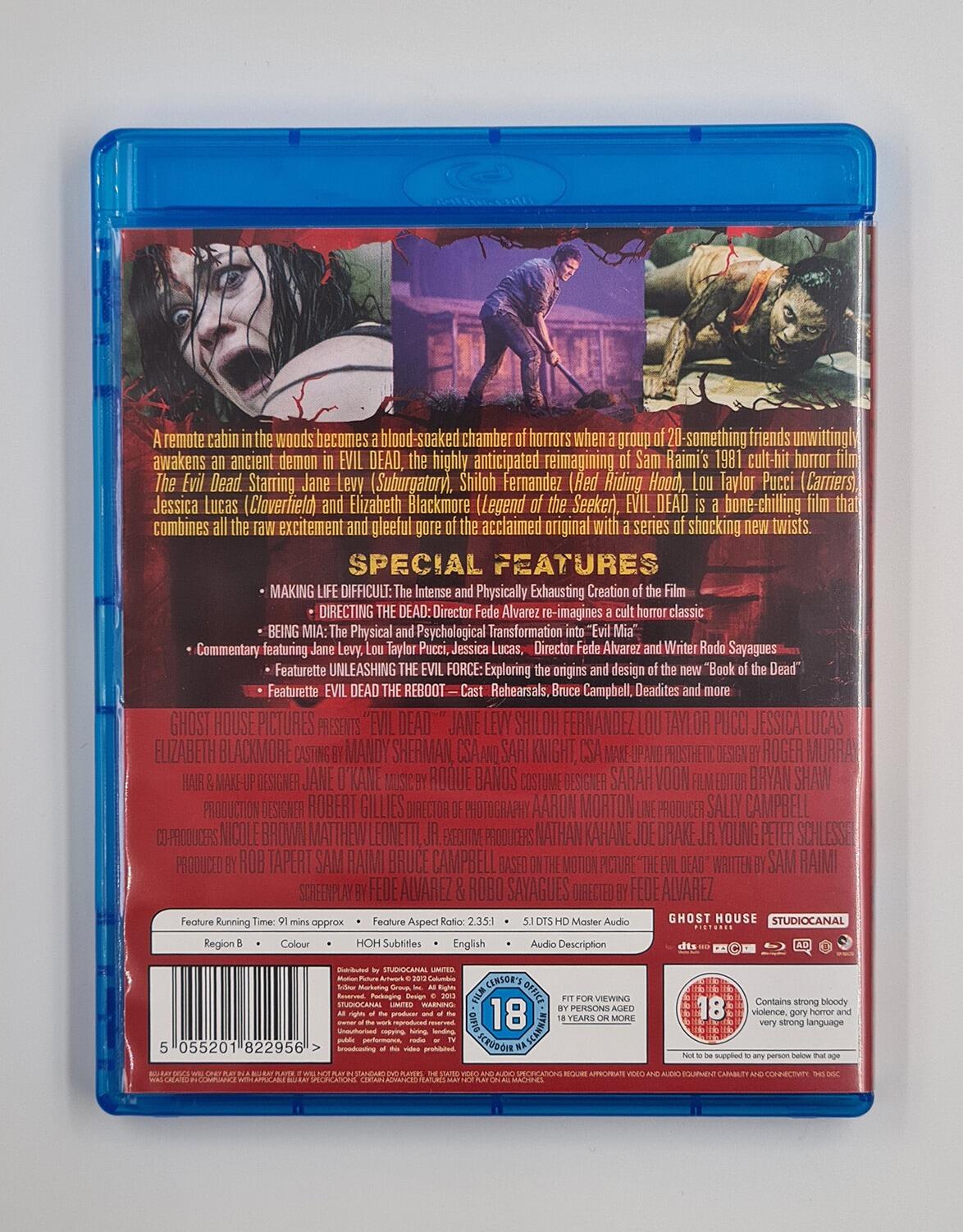 Evil Dead (2013) - Slipcover - Blu-Ray - Region B - [Pre-owned] - Studio Canal - Item Image 4