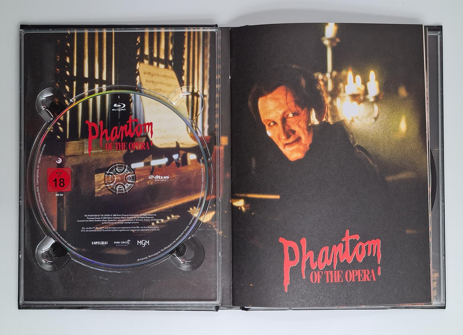 Phantom of the Opera - Mediabook - Blu-Ray (Region B) + DVD (Region 2) - [Pre-owned] - Capelight - Item Image 3