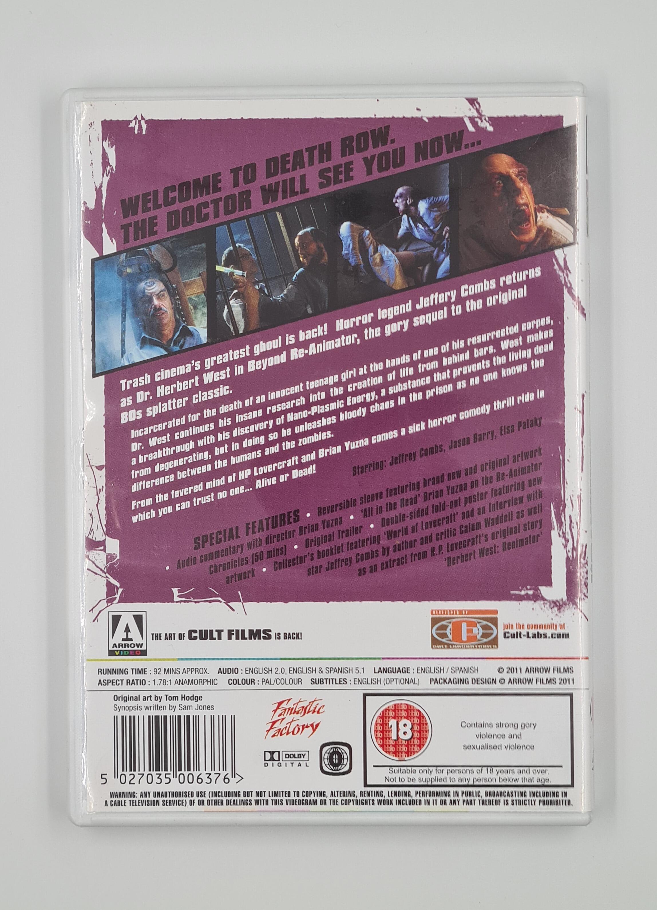 Beyond Re-Animator - DVD - Region Free - [Pre-owned] - Arrow Video - Item Image 2