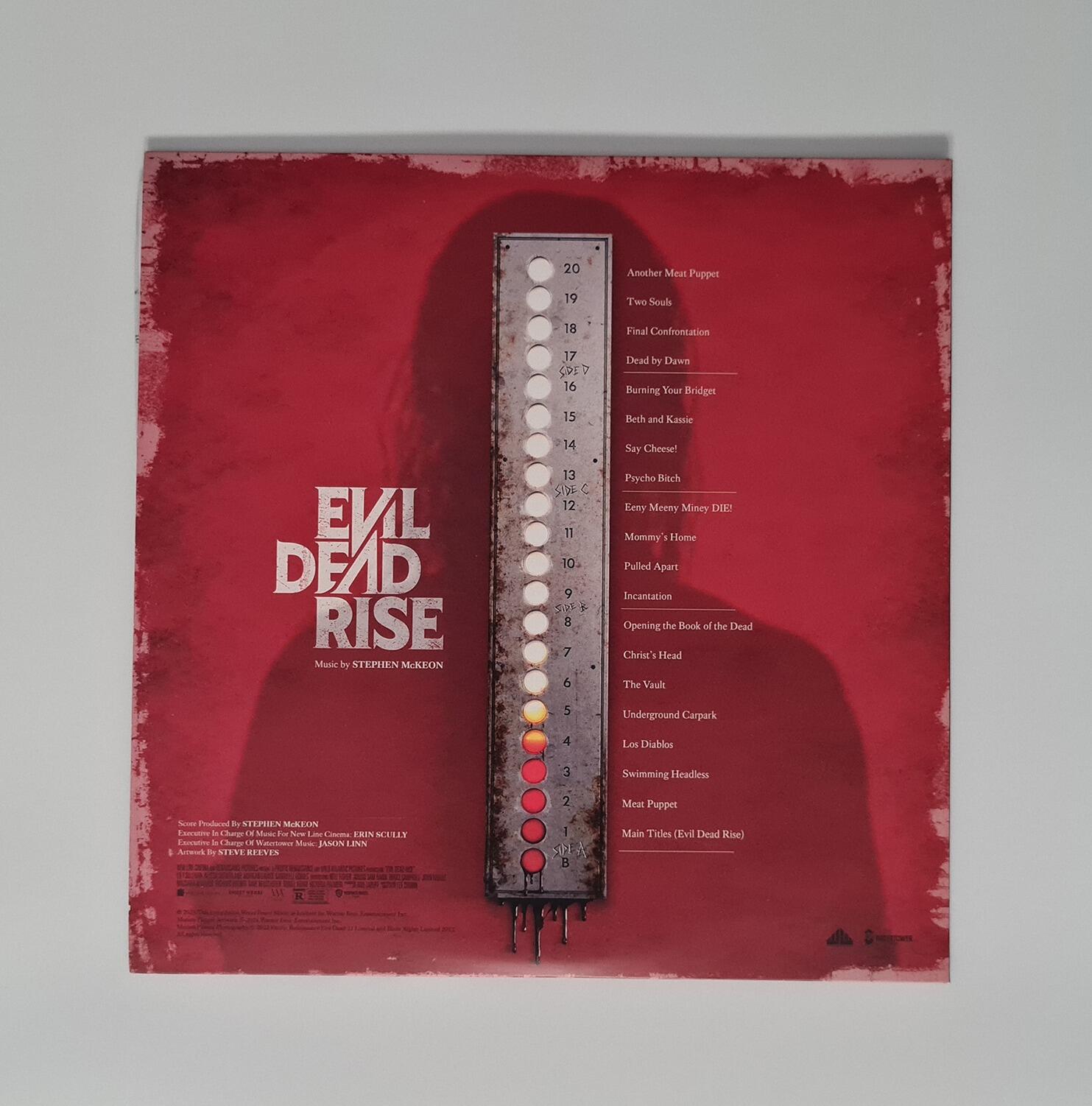 Evil Dead Rise (Music From The Motion Picture) - 2XLP Blue & Red Hand Poured (Deadite & Blood) - [Pre-owned] -  - Item Image 2