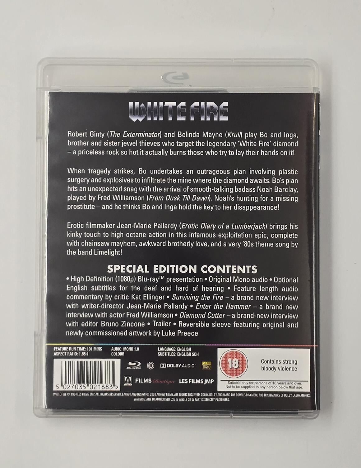 White Fire - Slipcover - Blu-Ray - Region B - [Pre-owned] - Arrow Video - Item Image 4