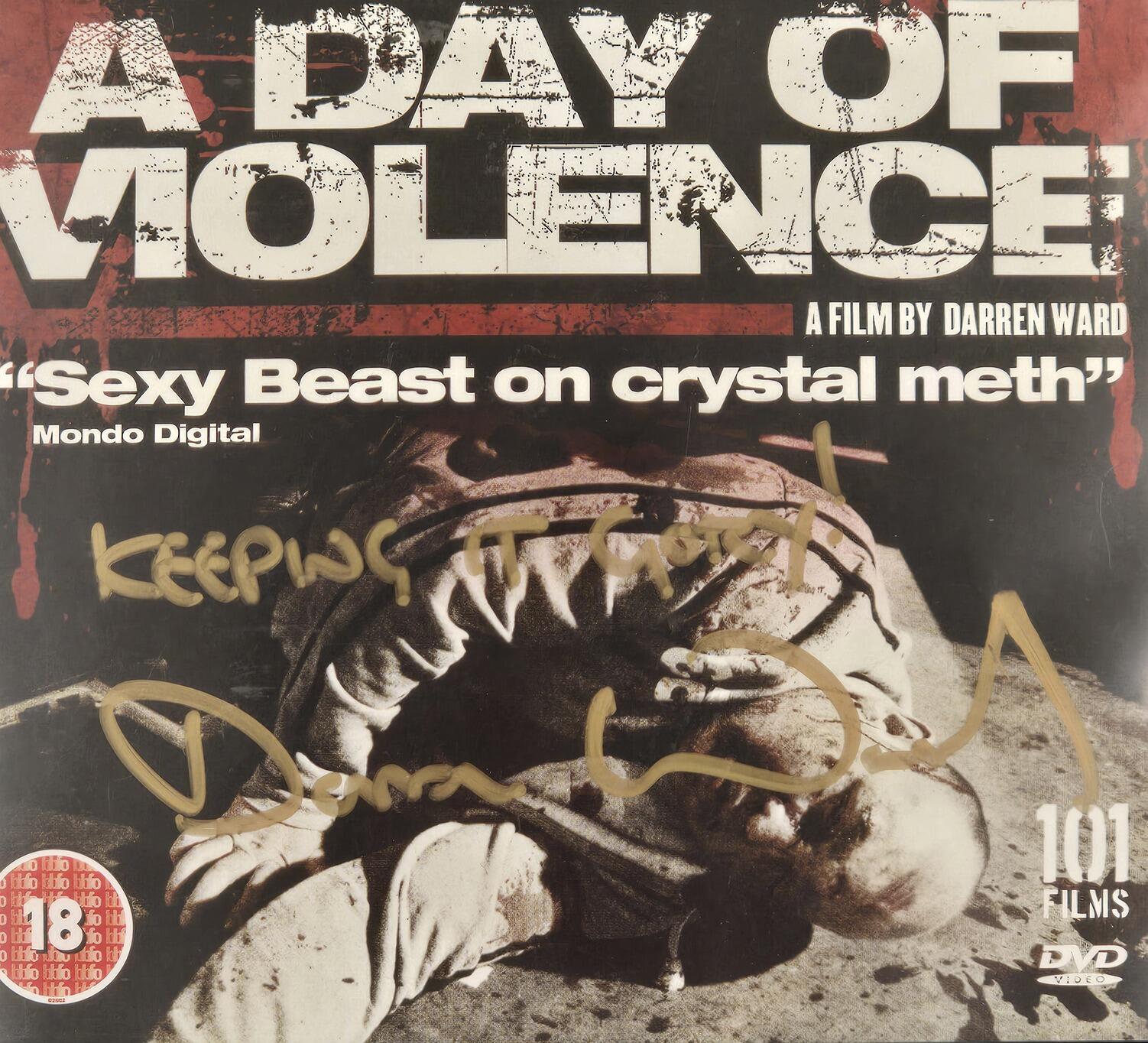 A Day of Violence - Signed by Director "Darren Ward" - DVD - Region 2 - [Pre-owned] - 101 Films - Item Image 4