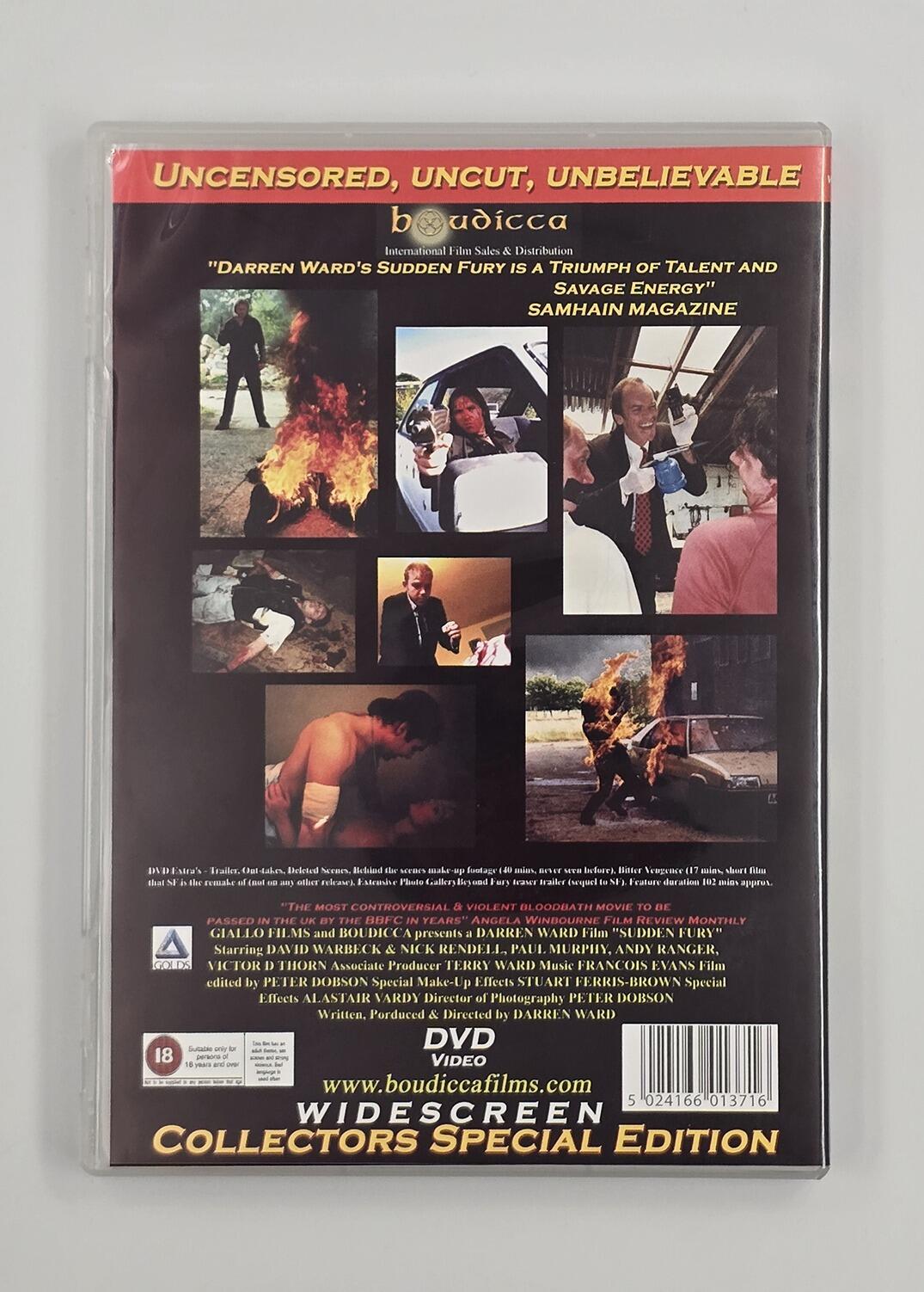 Sudden Fury - Signed by Director "Darren Ward" - DVD - Region 2 - [Pre-owned] -  - Item Image 2
