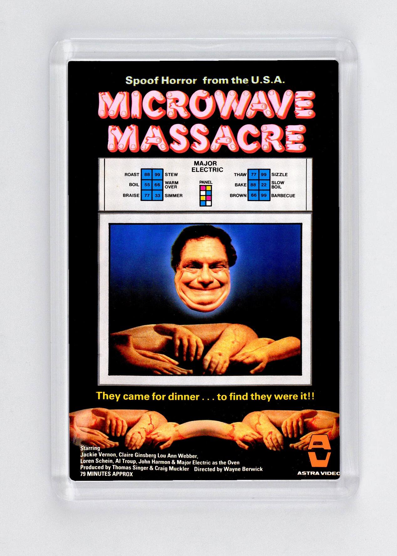 Microwave massacre - Fridge Magnet - (70mm x 45mm) - [CM-FM-7045-125] -  - Item Image 1