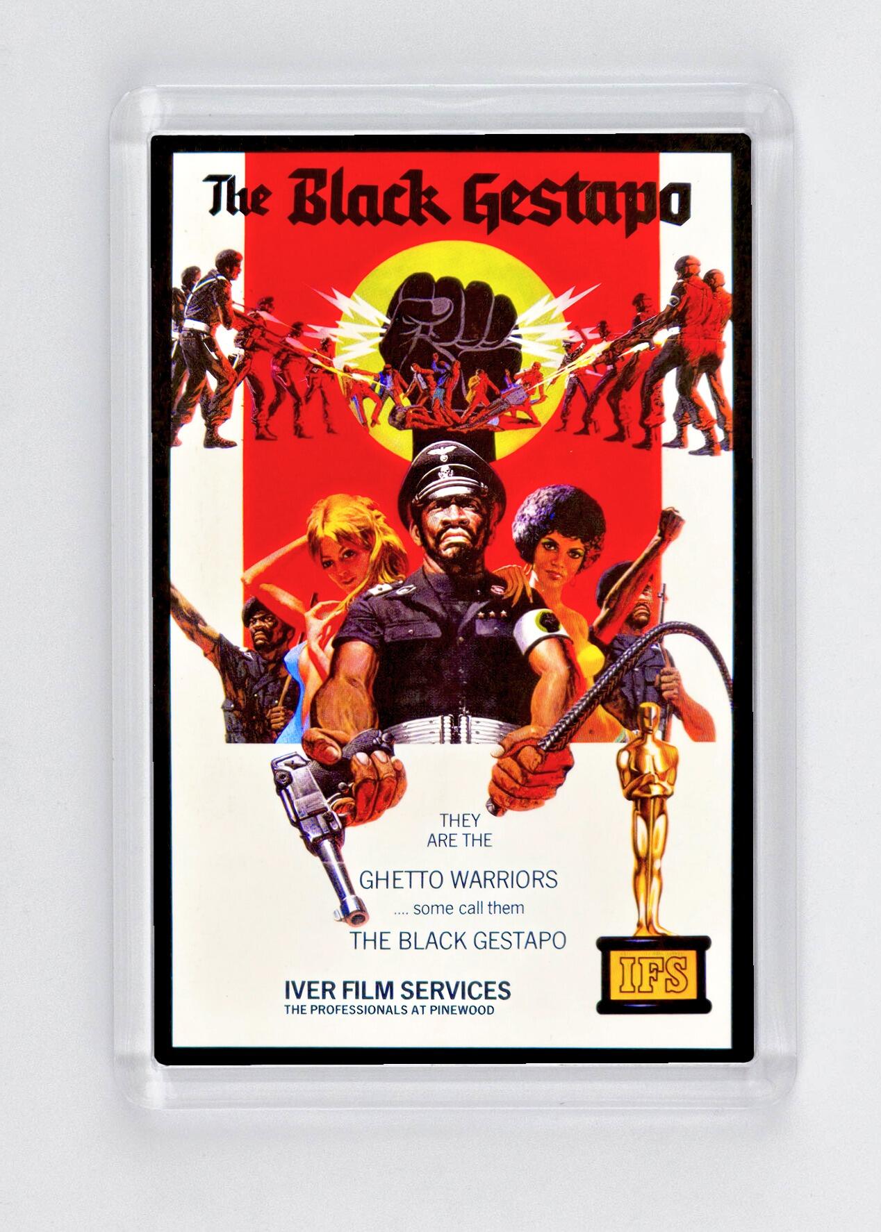 The Black Gestapo - Fridge Magnet - (70mm x 45mm) - [CM-FM-7045-184] -  - Item Image 1