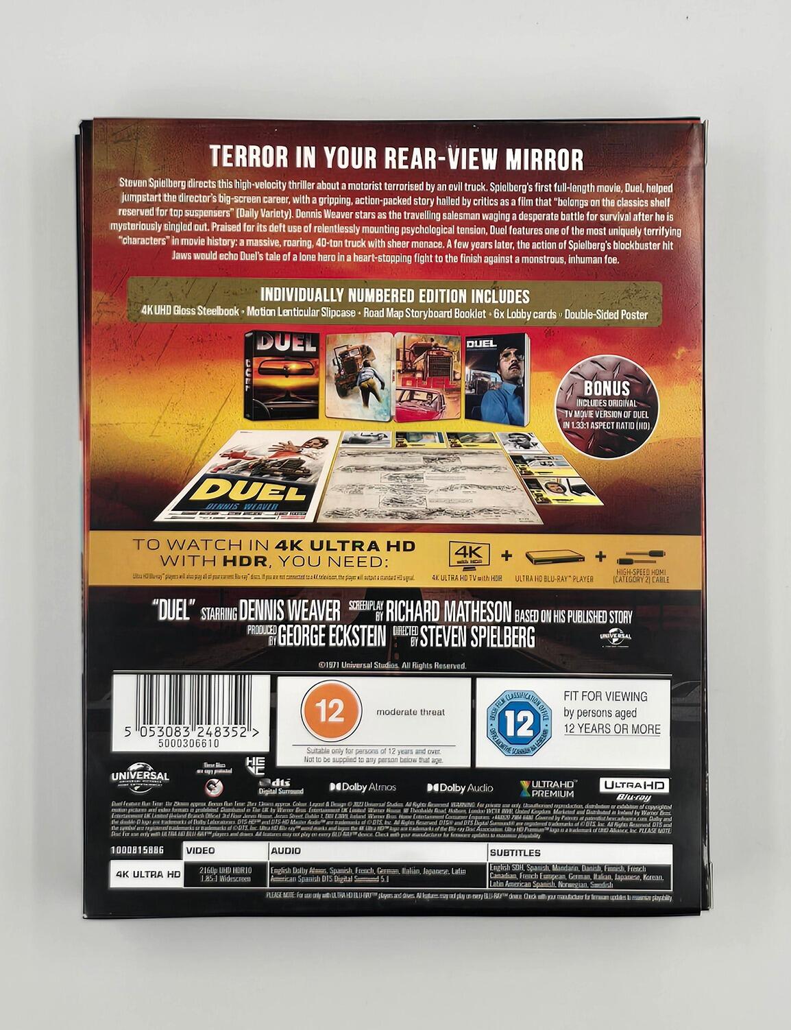 Duel - Limited Edition - Steelbook - 4K UHD - Region Free - [Pre-owned] - Universal - Item Image 2