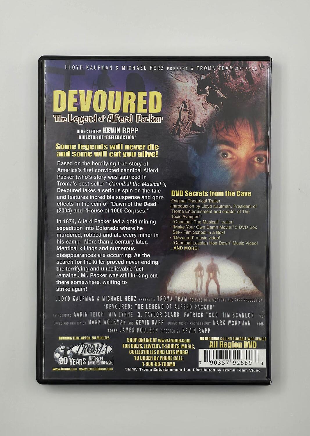 Devoured: The Legend of Alferd Packer - DVD - Region Free - [Pre-owned] - Troma - Item Image 2