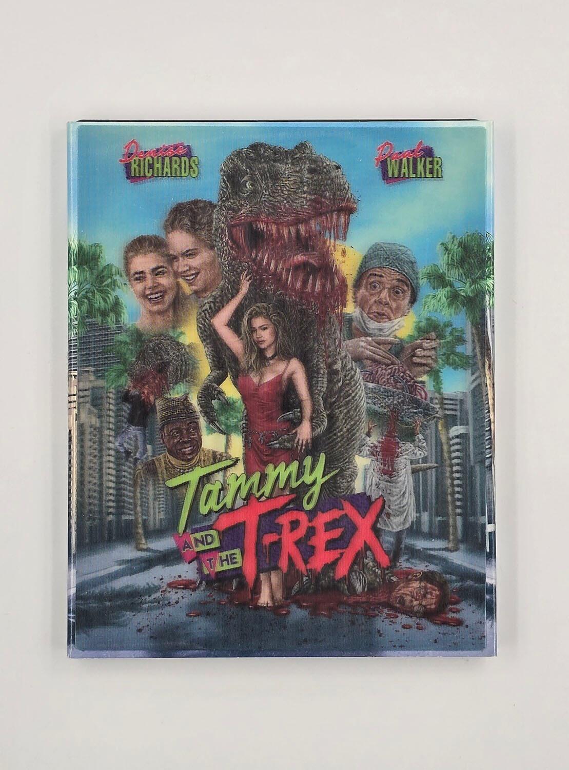 Tammy and the T-Rex - Lenticular Slipcover - 4K UHD + Blu-Ray - Region Free - [Pre-owned] - Vinegar Syndrome - Item Image 1