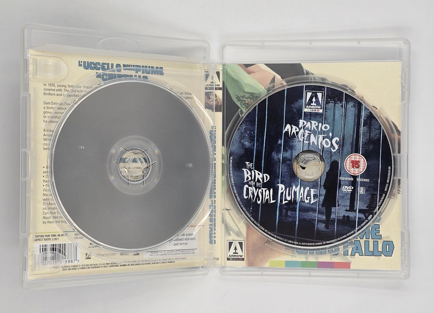 The Bird with the Crystal Plumage - Limited Edition - Blu-Ray (Region B) + DVD (Region 2) - [Pre-owned] - Arrow Video - Item Image 6