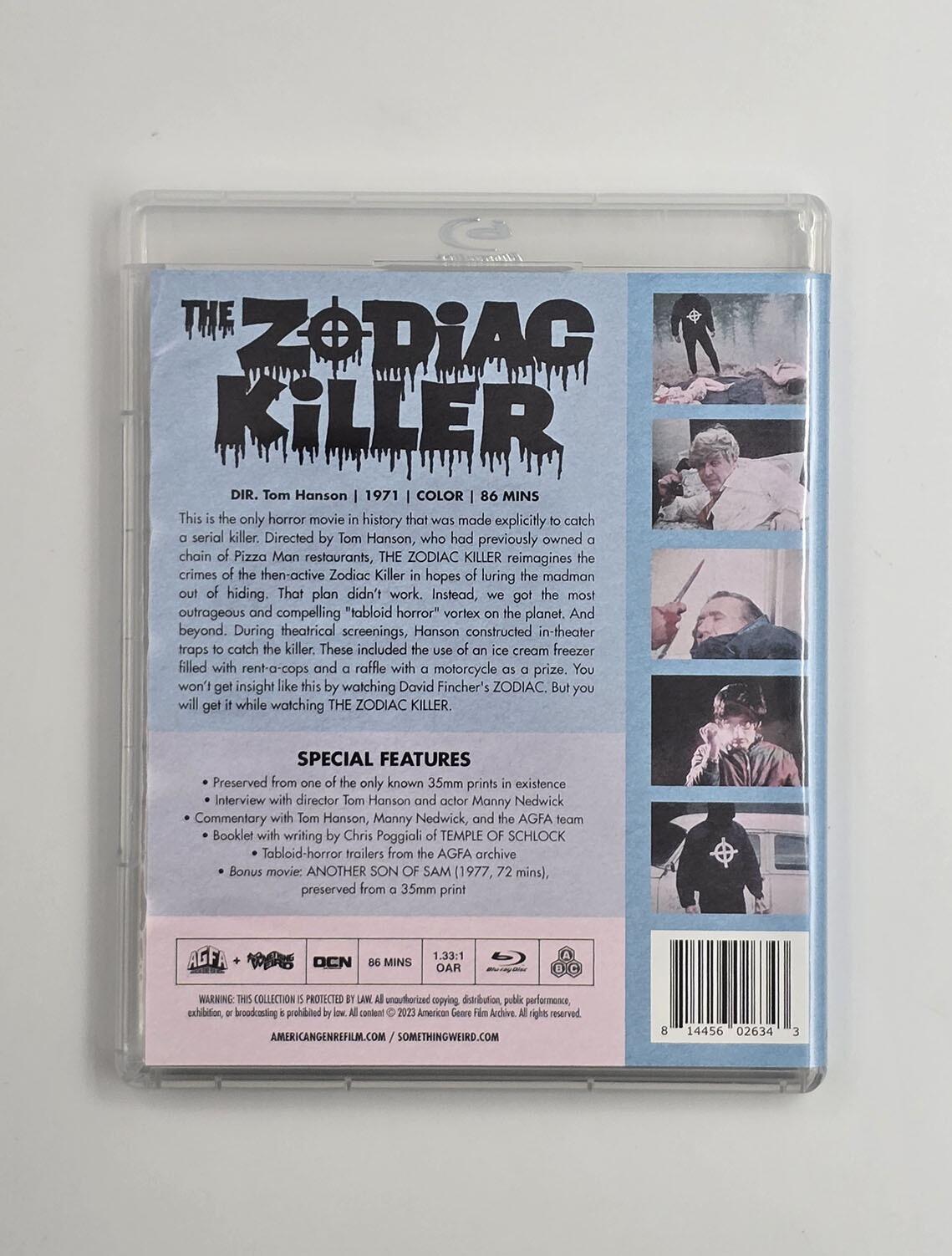 The Zodiac Killer - Slipcover - Blu-Ray - Region Free - [Pre-owned] - AGFA - Item Image 4