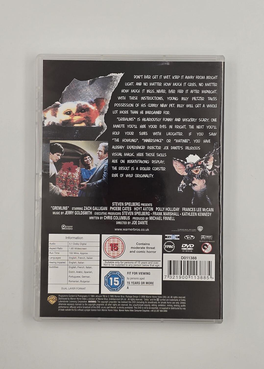 Gremlins - DVD - Region 2 - [Pre-owned] - Warner - Item Image 2