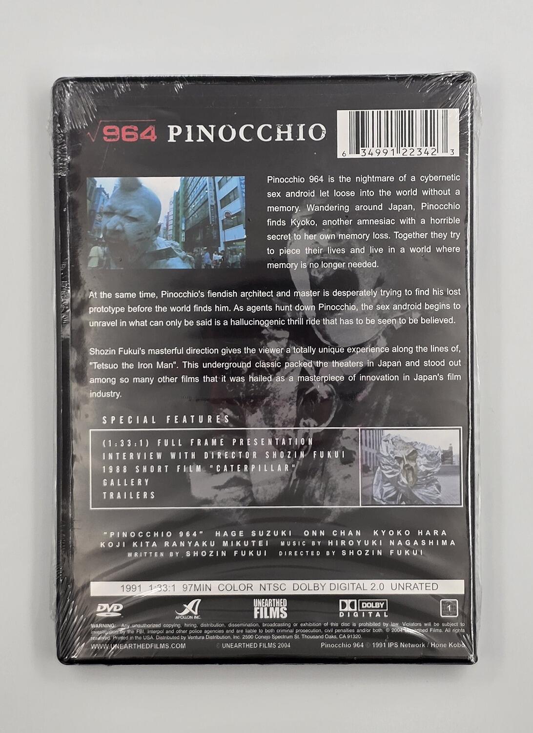 964 Pinocchio - DVD - Region 1 - [New]