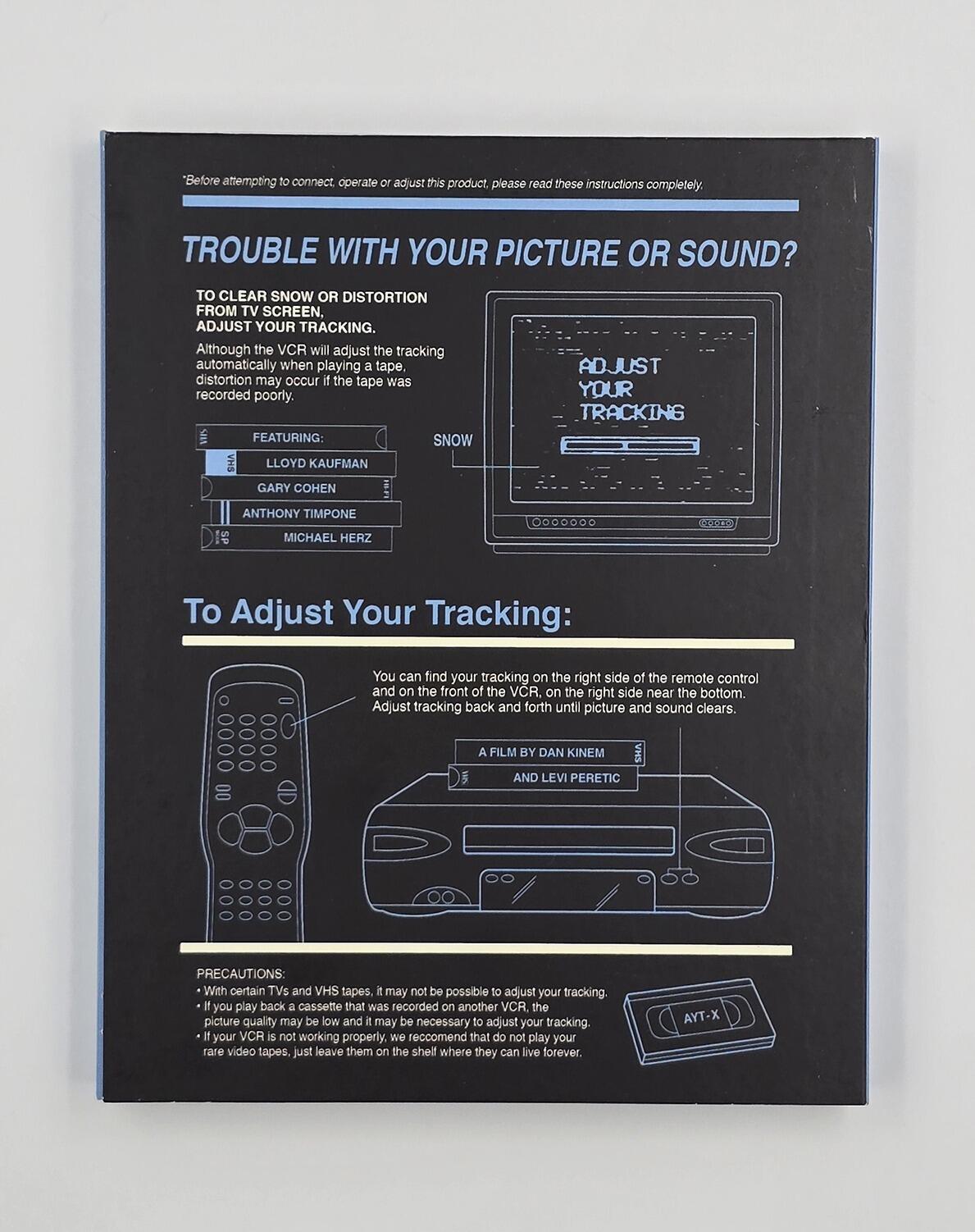 Adjust your Tracking: The Untold Story of the VHS Collector- Slipcover - Blu-Ray - Region Free - [Pre-owned] - VHShitfest - Item Image 2