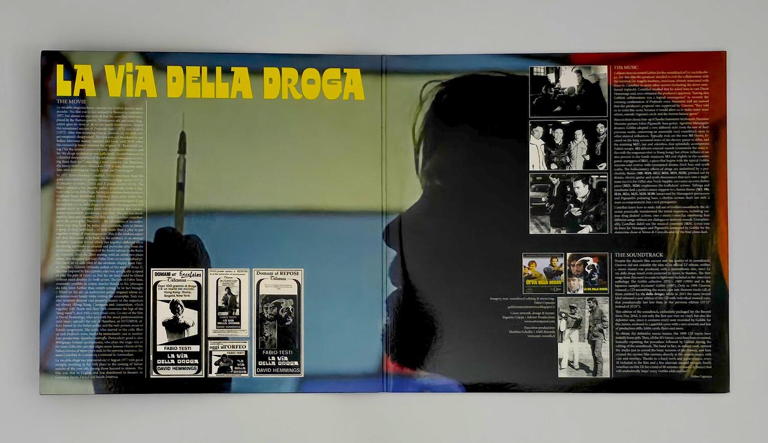 Goblin - La Via Della Droga (AKA The Heroin Busters) (Original Motion Picture Soundtrack) - Heroin White Vinyl - [Pre-owned] -  - Item Image 3