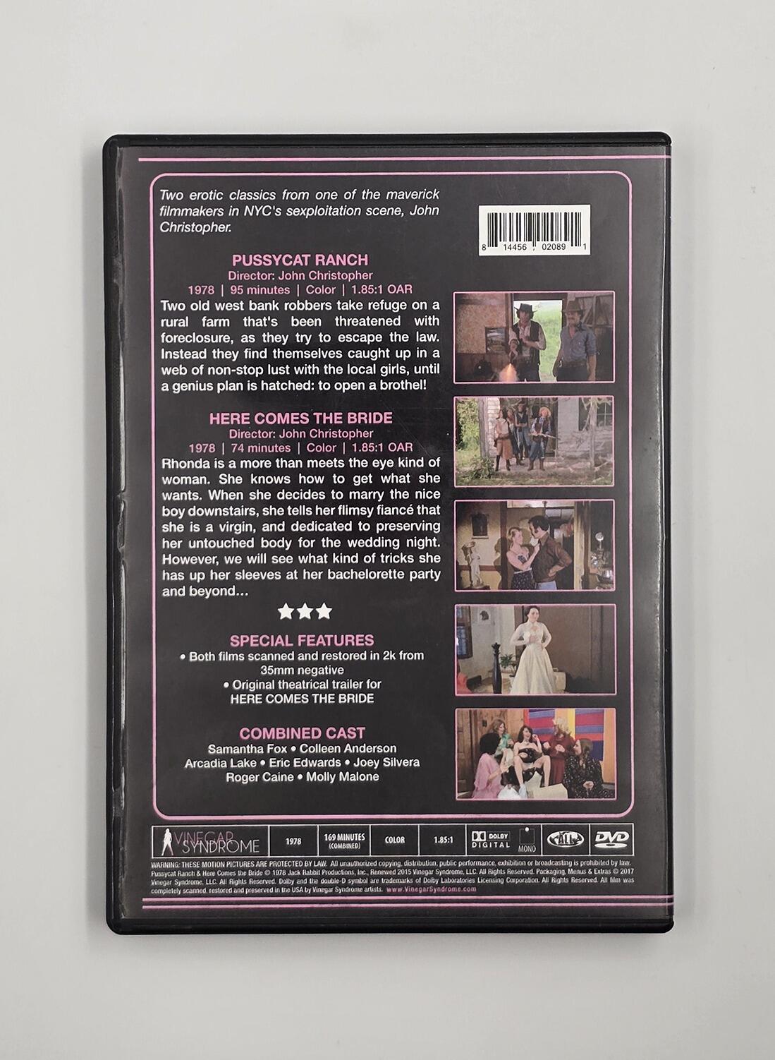 Pussycat Ranch / Here Comes the Bride - DVD - Region Free - [Pre-owned] - Vinegar Syndrome - Item Image 2
