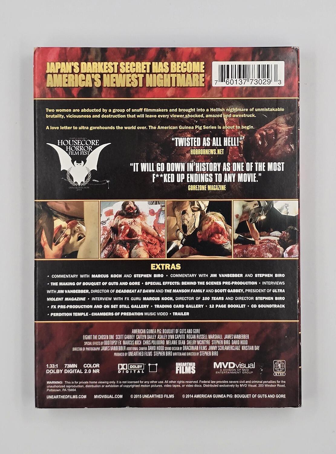 American Guinea Pig: Bouquet of Guts & Gore - Limited Edition - Digipack - DVD - Region 1 - [Pre-Owned] - Unearthed Films - Item Image 2