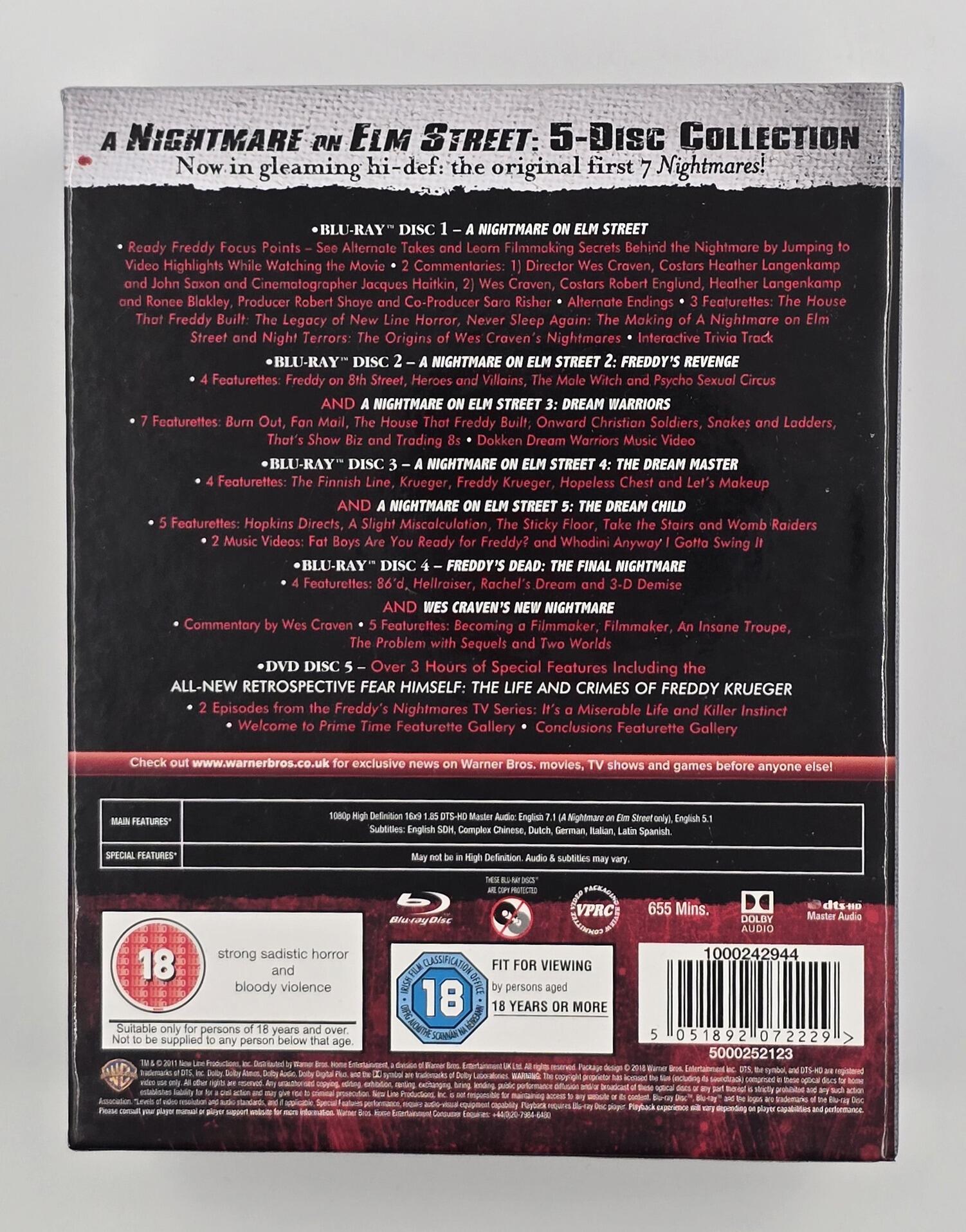 A Nightmare on Elm Street Collection - Box Set - Blu-Ray - Region Free - [Pre-owned] - Warner - Item Image 4