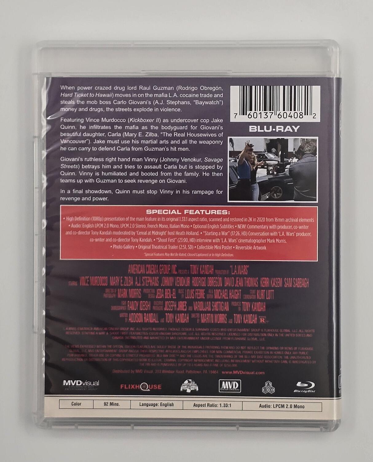 L.A. Wars - Slipcover - Blu-Ray - Region Free - [Pre-owned] - MVD Visual - Case Rear