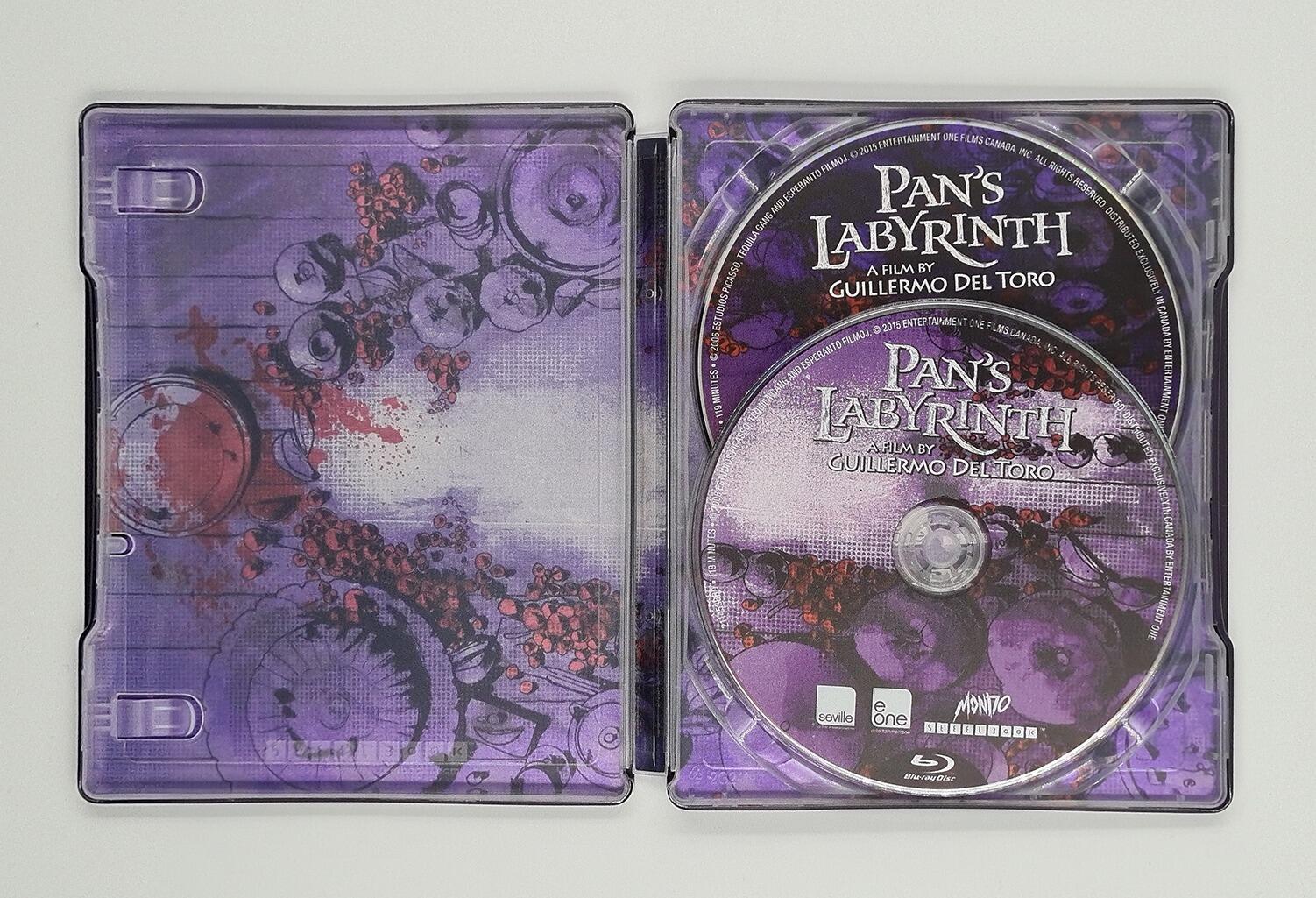 Pan's Labyrinth - Mondo X Steelbook (Future Shop Exclusive) - Signed by  artist Jock - Blu-Ray + DVD - Region A/1 - [Pre-Owned]