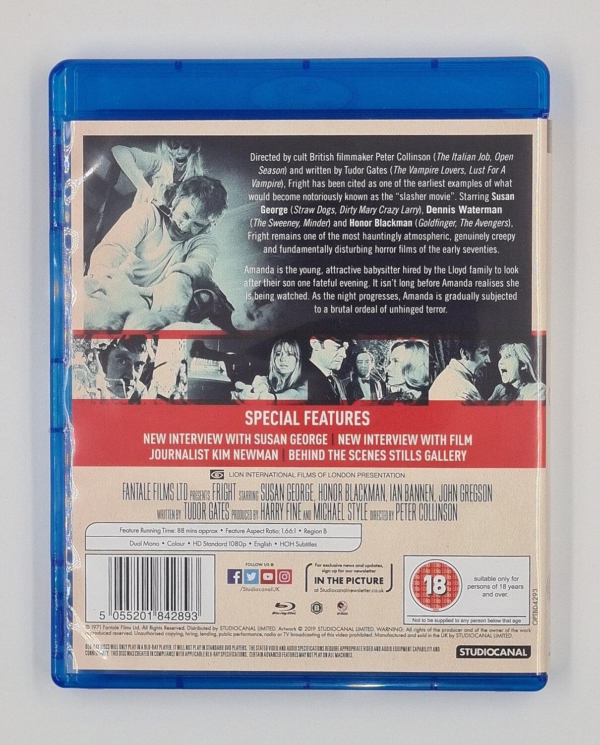 Fright - Slipcover - Blu-Ray - Region B - [Pre-Owned] - Studio Canal - Item Image 4